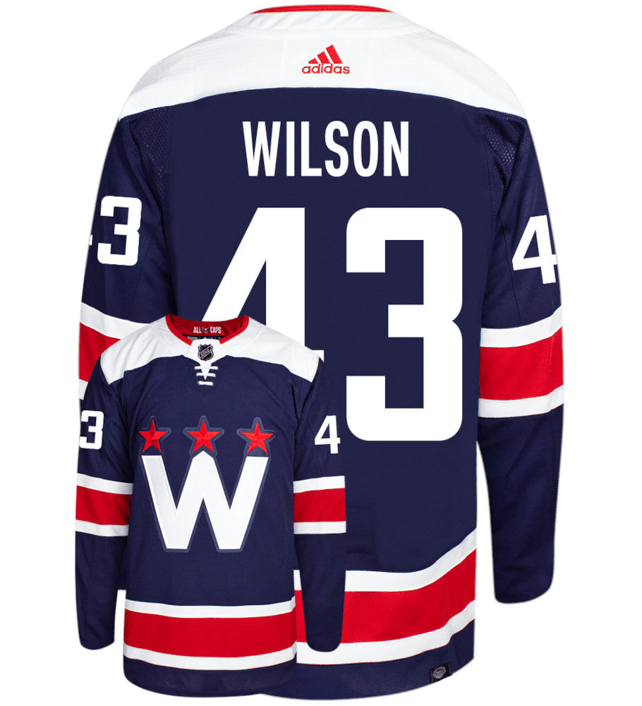 Tom Wilson Washington Capitals Adidas Primegreen Authentic NHL Hockey Jersey - vstockx