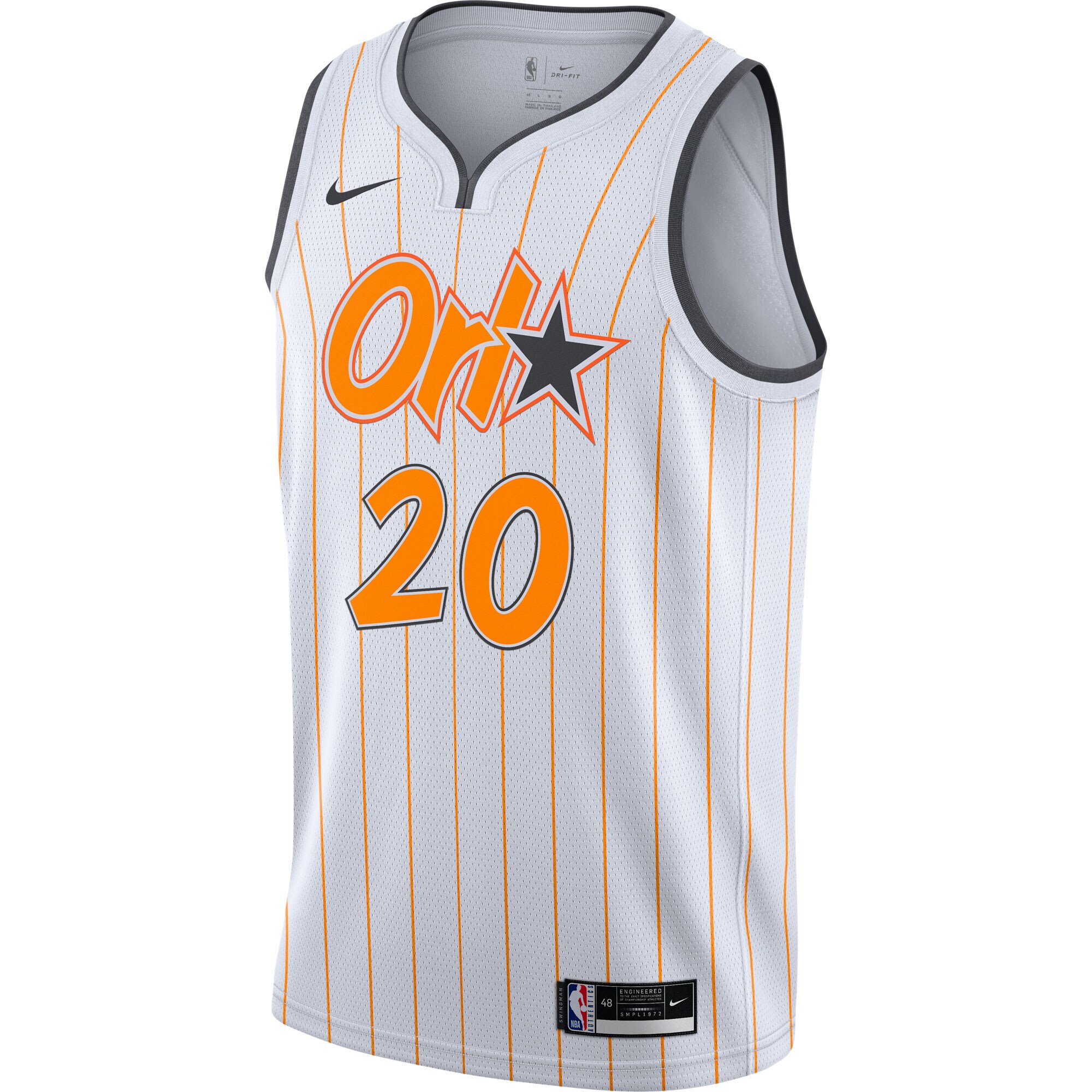 Markelle Fultz Orlando Magic Nike Youth 2020/21 Swingman Jersey White - City Edition - vstockx