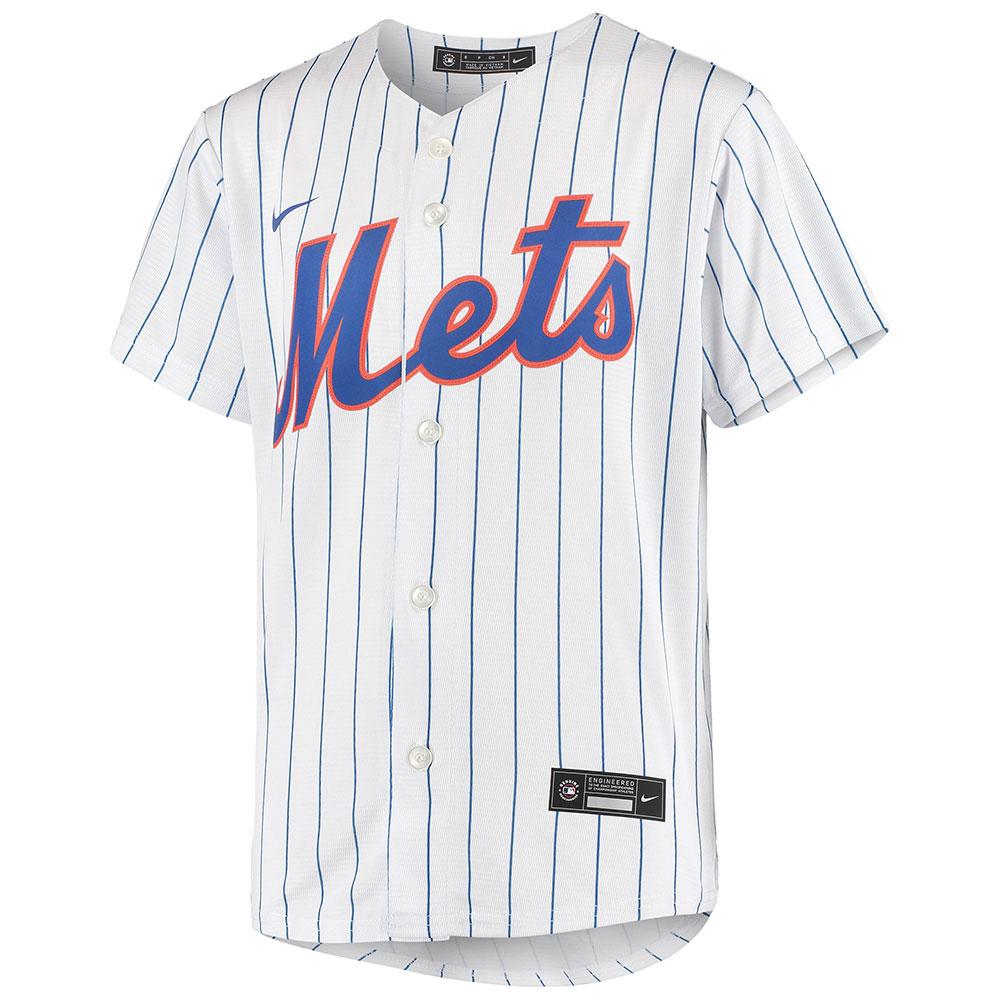 Youth New York Mets Francisco Lindor Cool Base Jersey White - vstockx