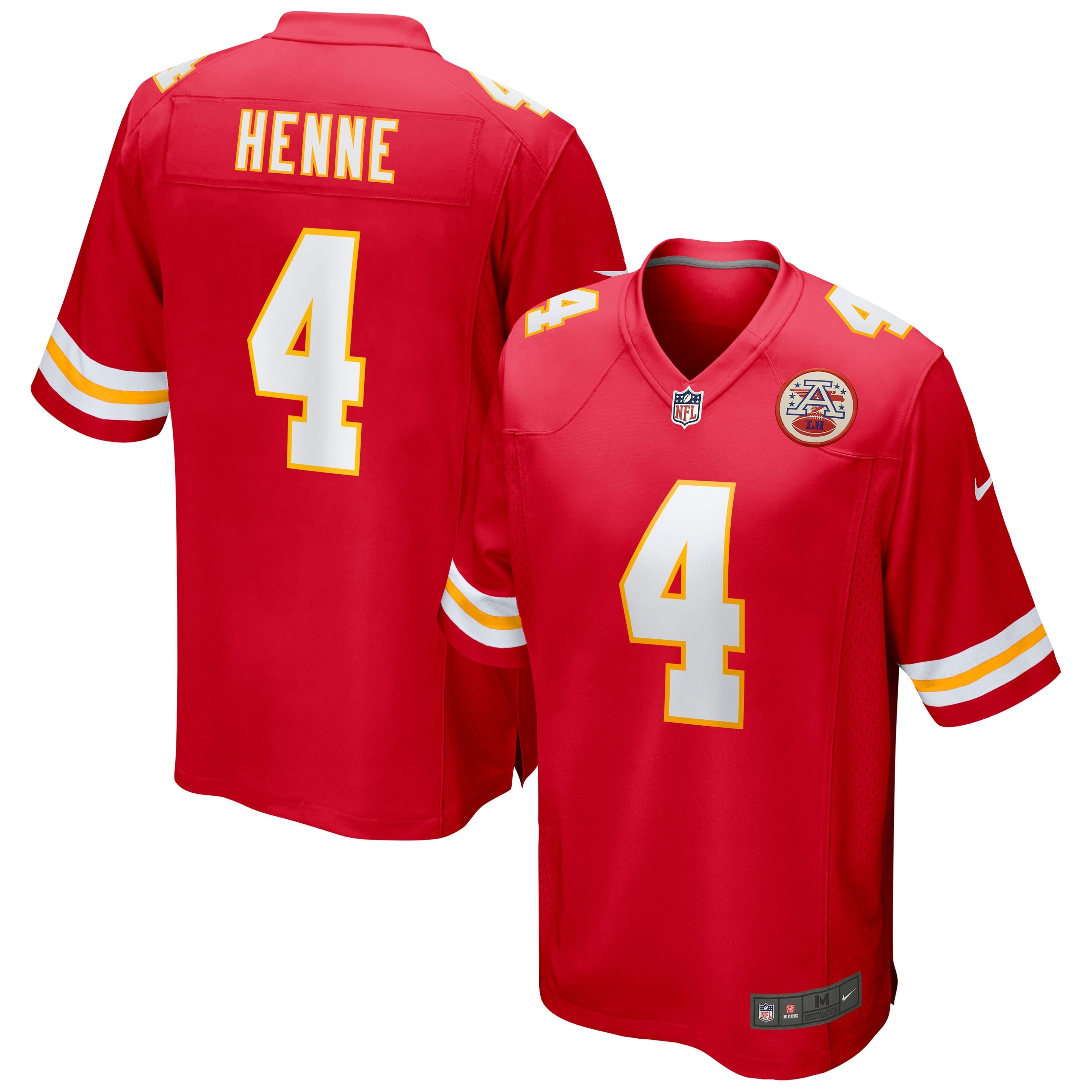 Men's Nike Chad Henne Red Kansas City Chiefs Game Jersey - vstockx