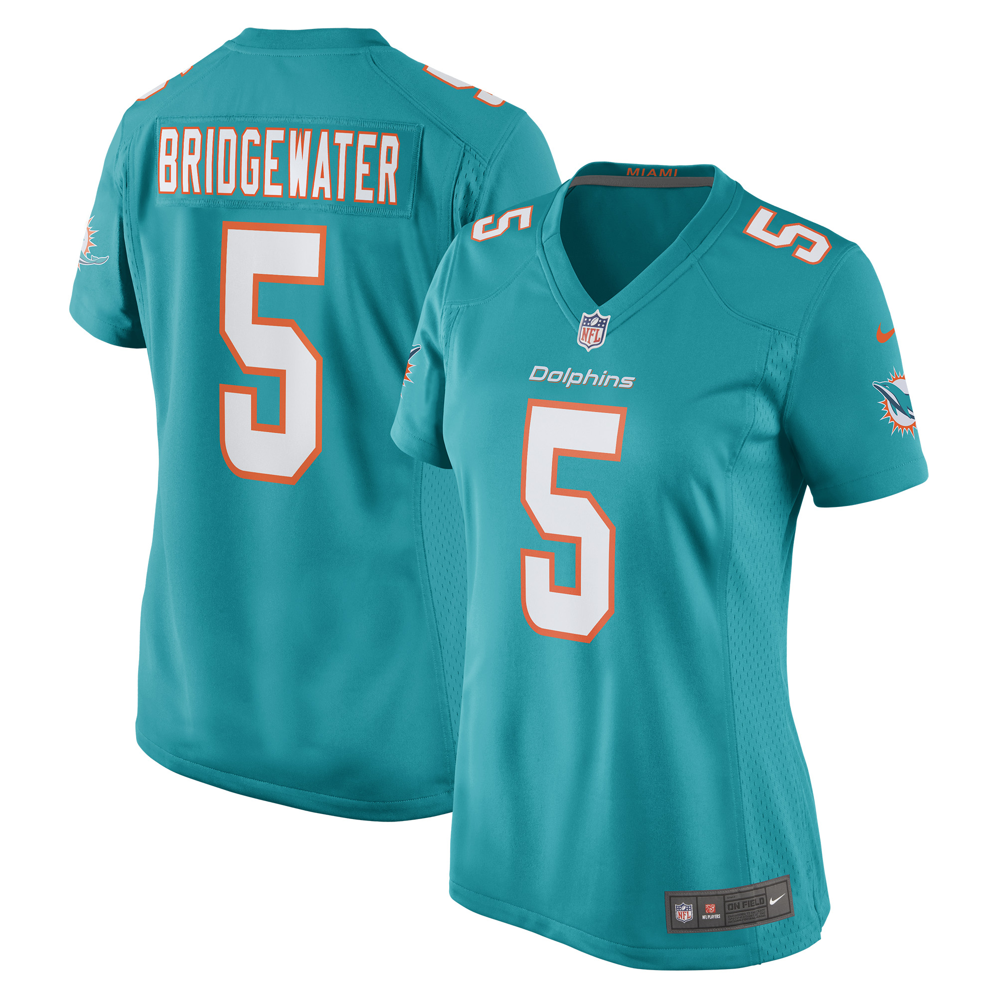 Teddy Bridgewater Miami Dolphins Nike Women's Game Jersey - Aqua - vstockx