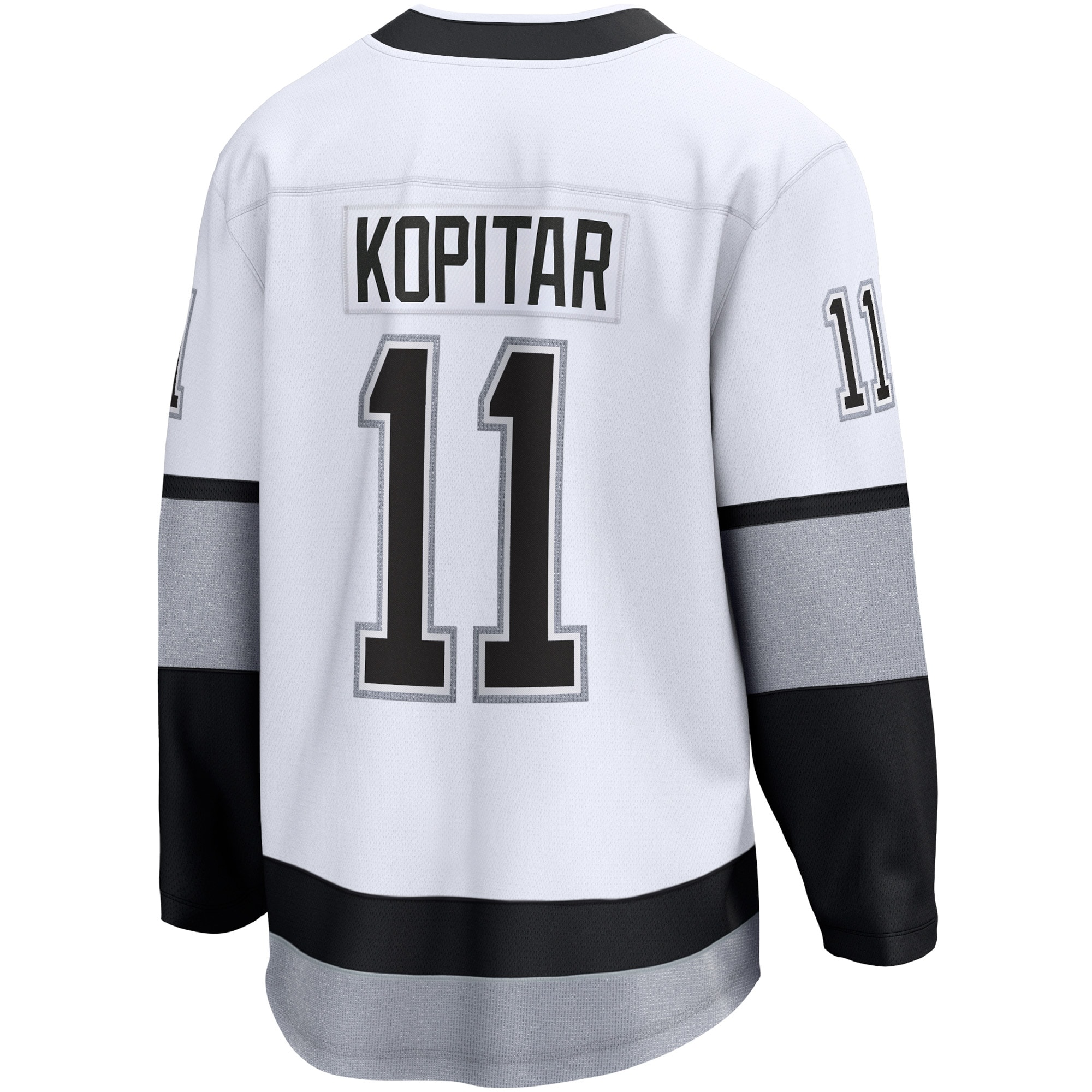 Anze Kopitar Los Angeles Kings Fanatics Branded Alternate Premier Breakaway Player Jersey - White - vstockx
