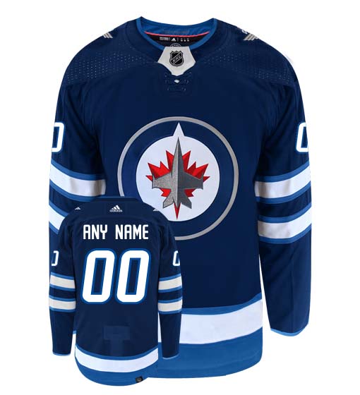Customizable Winnipeg Jets Adidas Primegreen Authentic NHL Hockey Jersey - vstockx