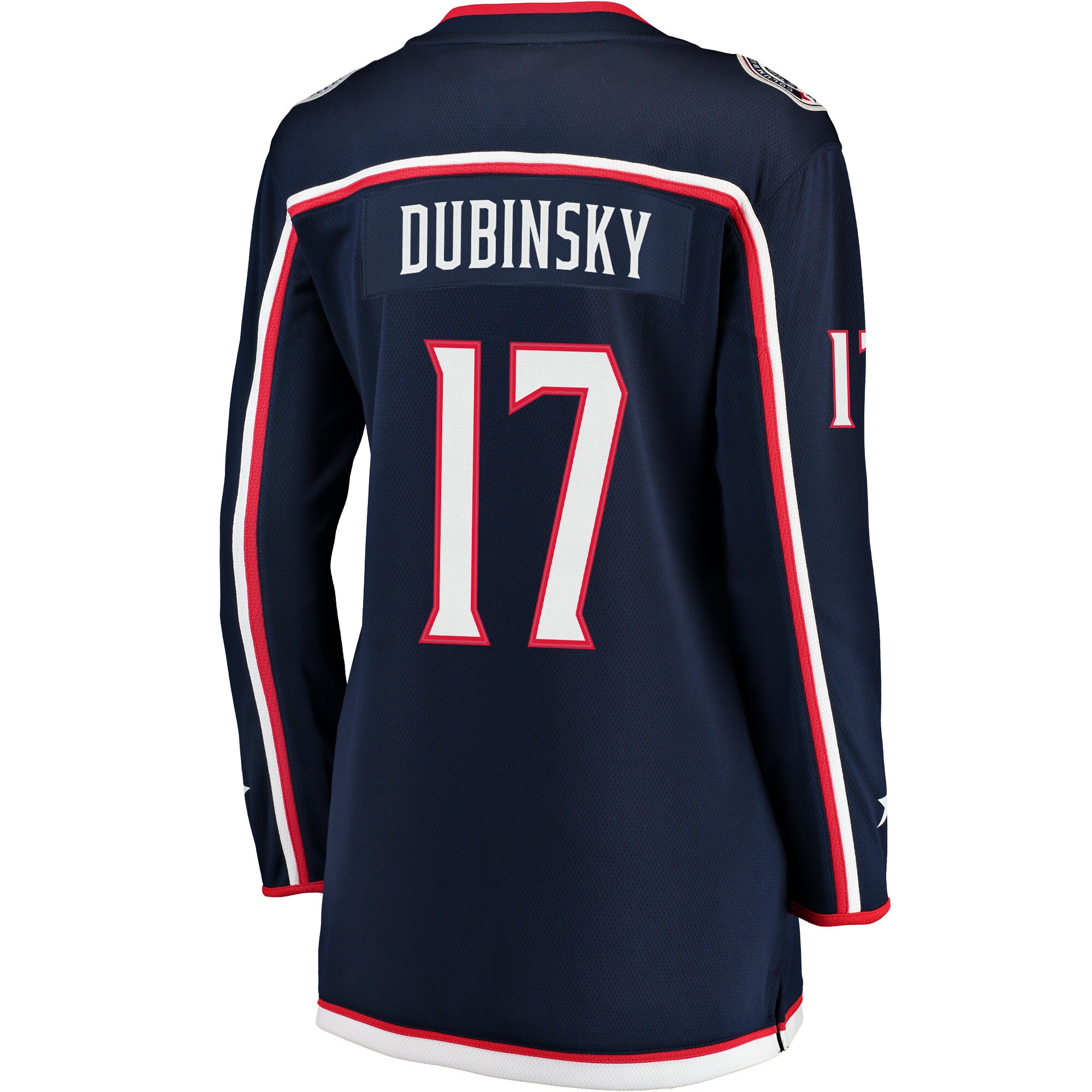 Brandon Dubinsky Columbus Blue Jackets Fanatics Branded Women's Breakaway Jersey - Navy - vstockx
