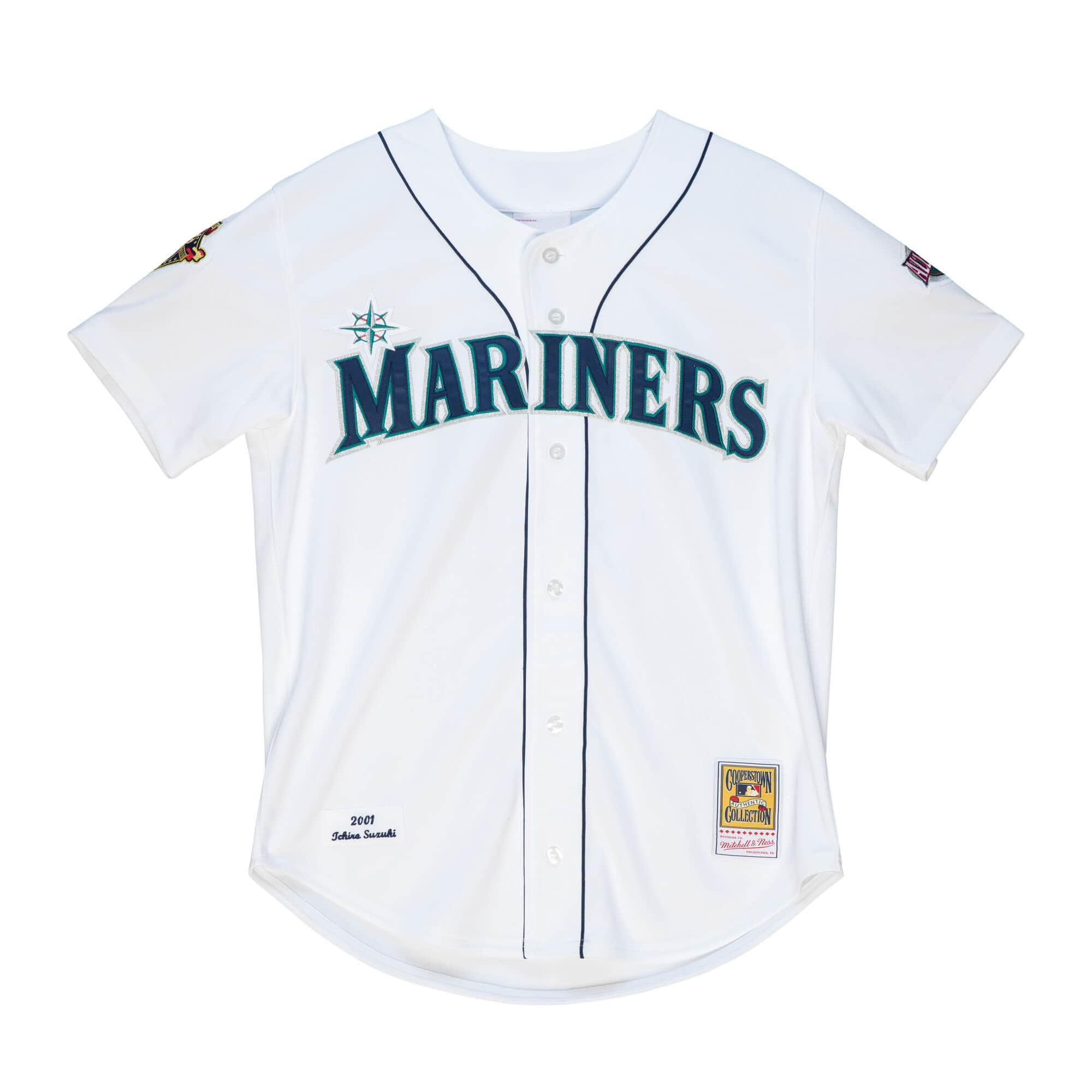 Authentic Ichiro Suzuki Seattle Mariners 2001 Jersey - vstockx