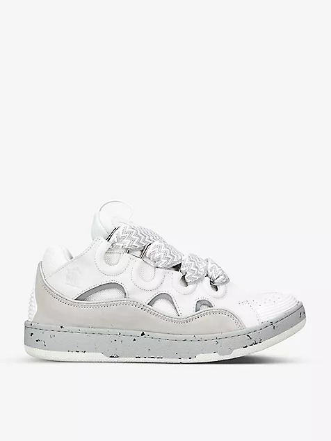 LANVIN Curb leather GREY LIGHT - vstockx