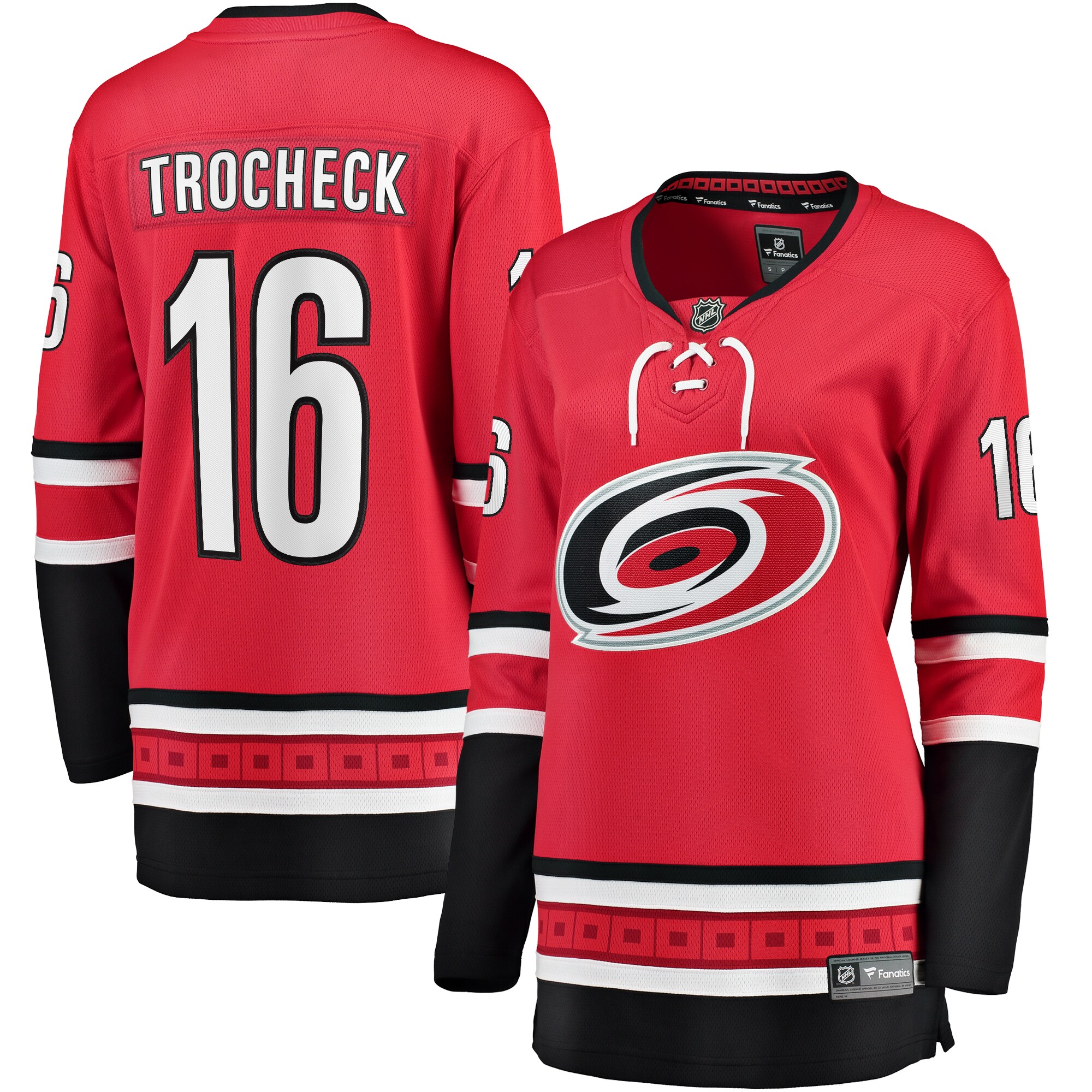 Vincent Trocheck Carolina Hurricanes Fanatics Branded Women's Breakaway Player Jersey - Red - vstockx