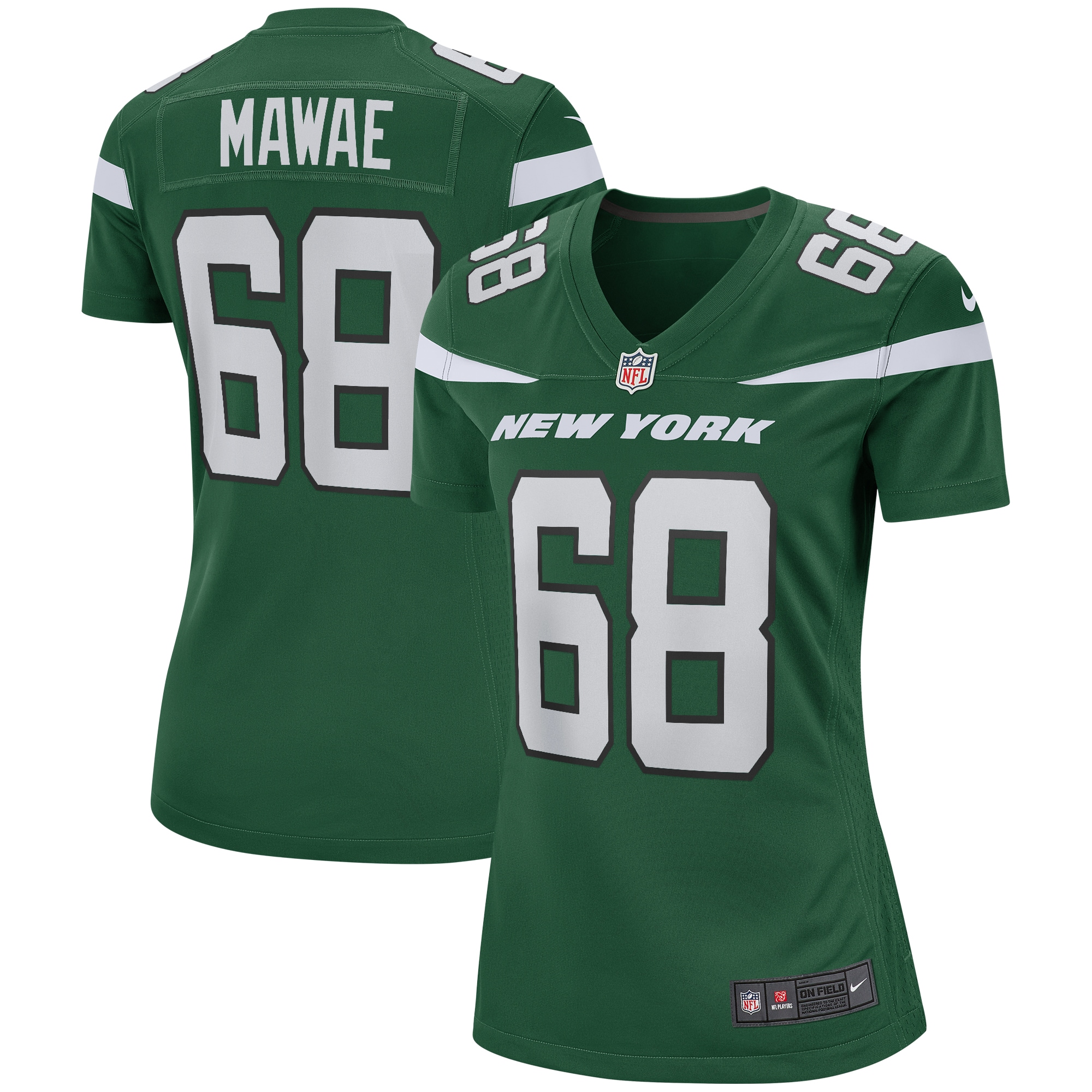 Kevin Mawae New York Jets Nike Women's Game Retired Player Jersey - Gotham Green - vstockx
