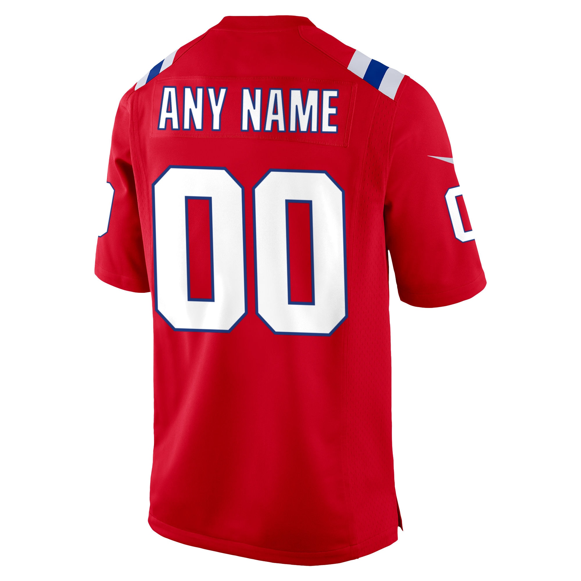 New England Patriots Nike Alternate Custom Jersey - Red - vstockx