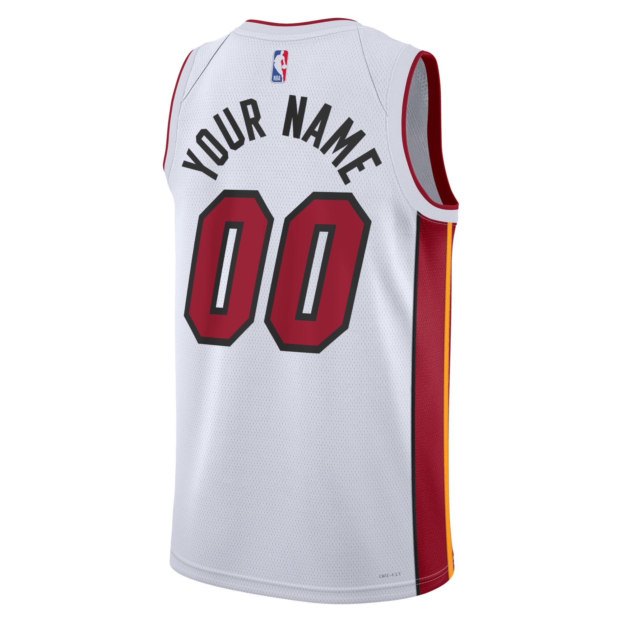 Miami Heat Nike Unisex Swingman Custom Jersey White - Icon Edition - vstockx