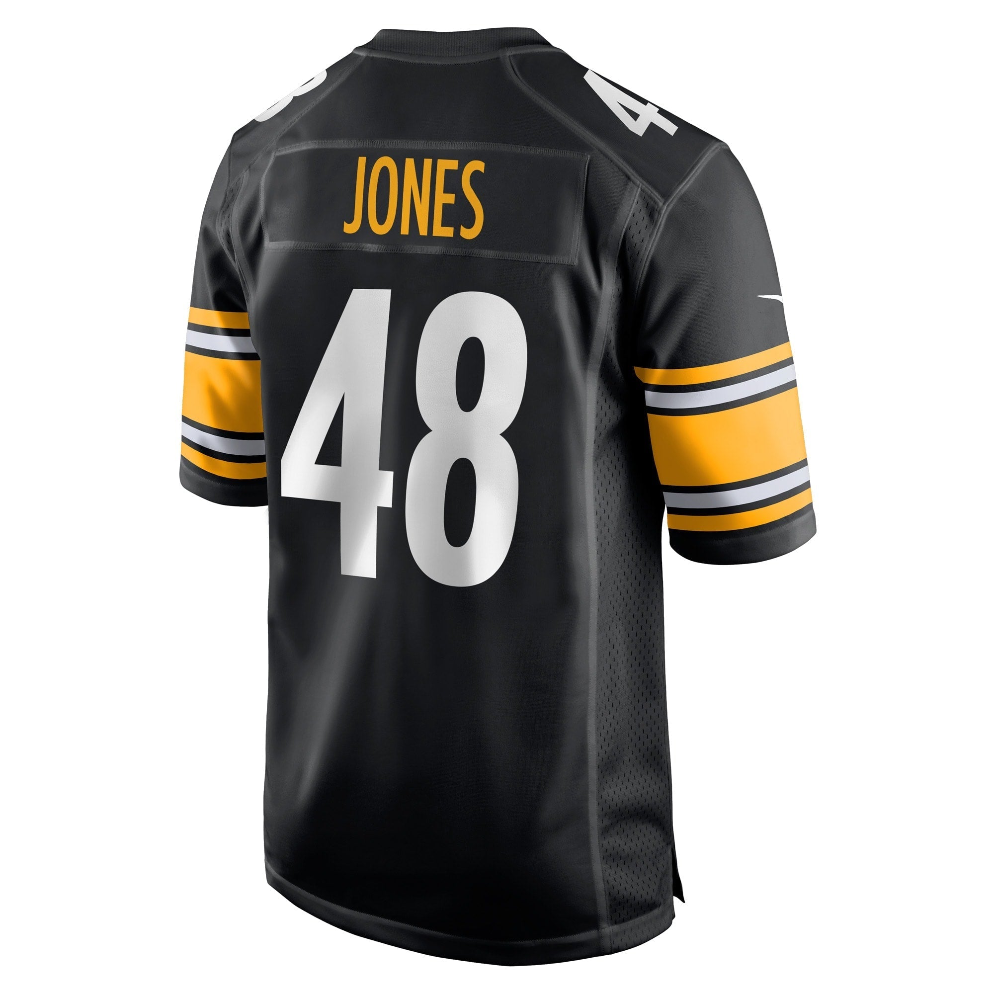 Men's Nike Jamir Jones Black Pittsburgh Steelers Team Game Player Jersey - vstockx