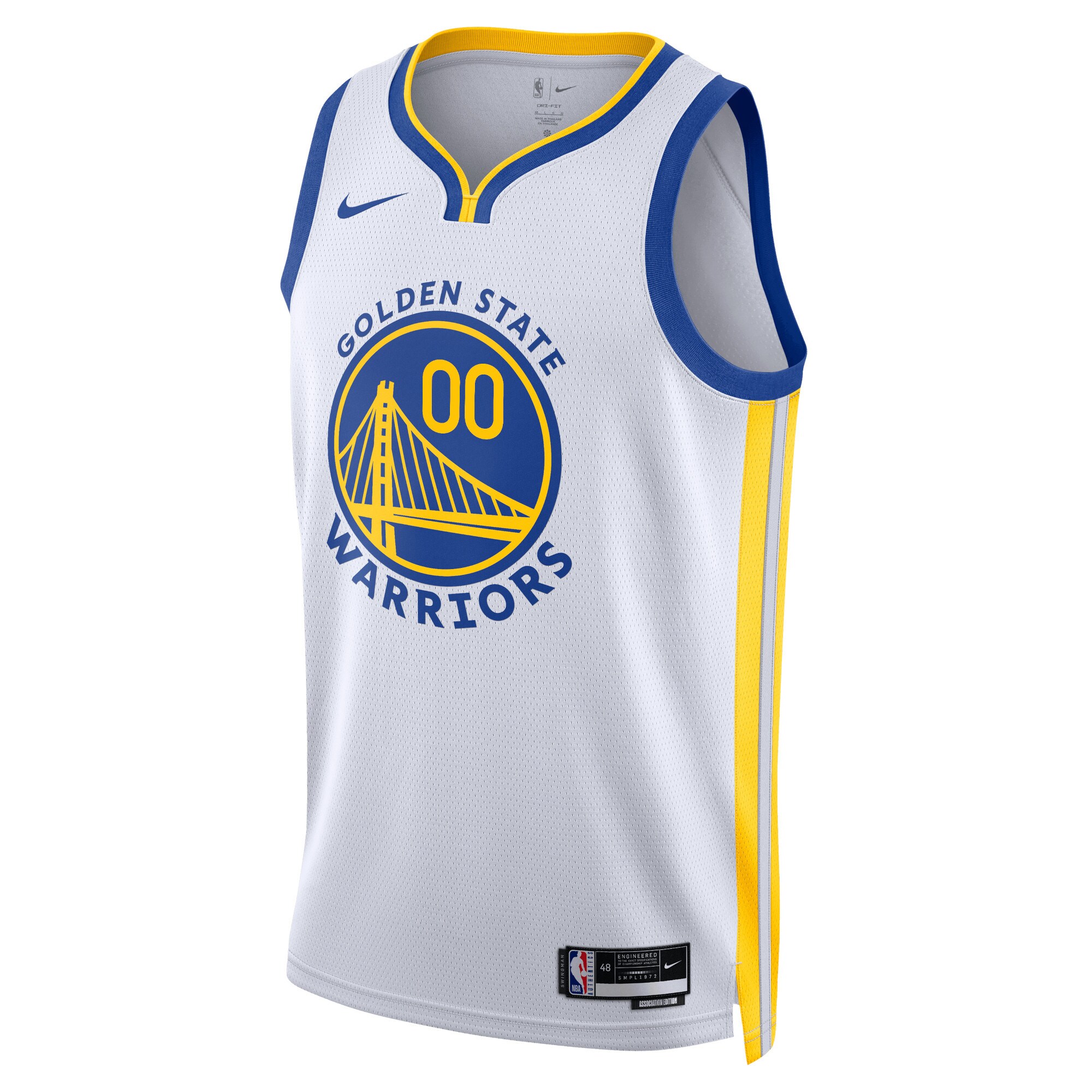 Golden State Warriors Nike Unisex Swingman Custom Jersey White - Icon Edition - vstockx