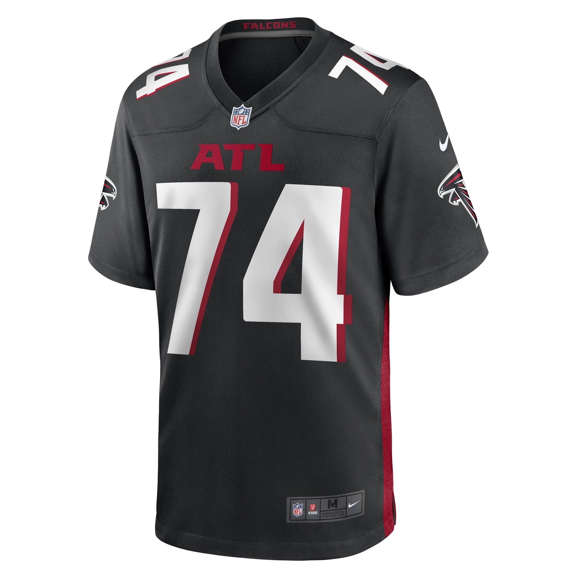 Men's Nike Germain Ifedi Black Atlanta Falcons Game Player Jersey - vstockx