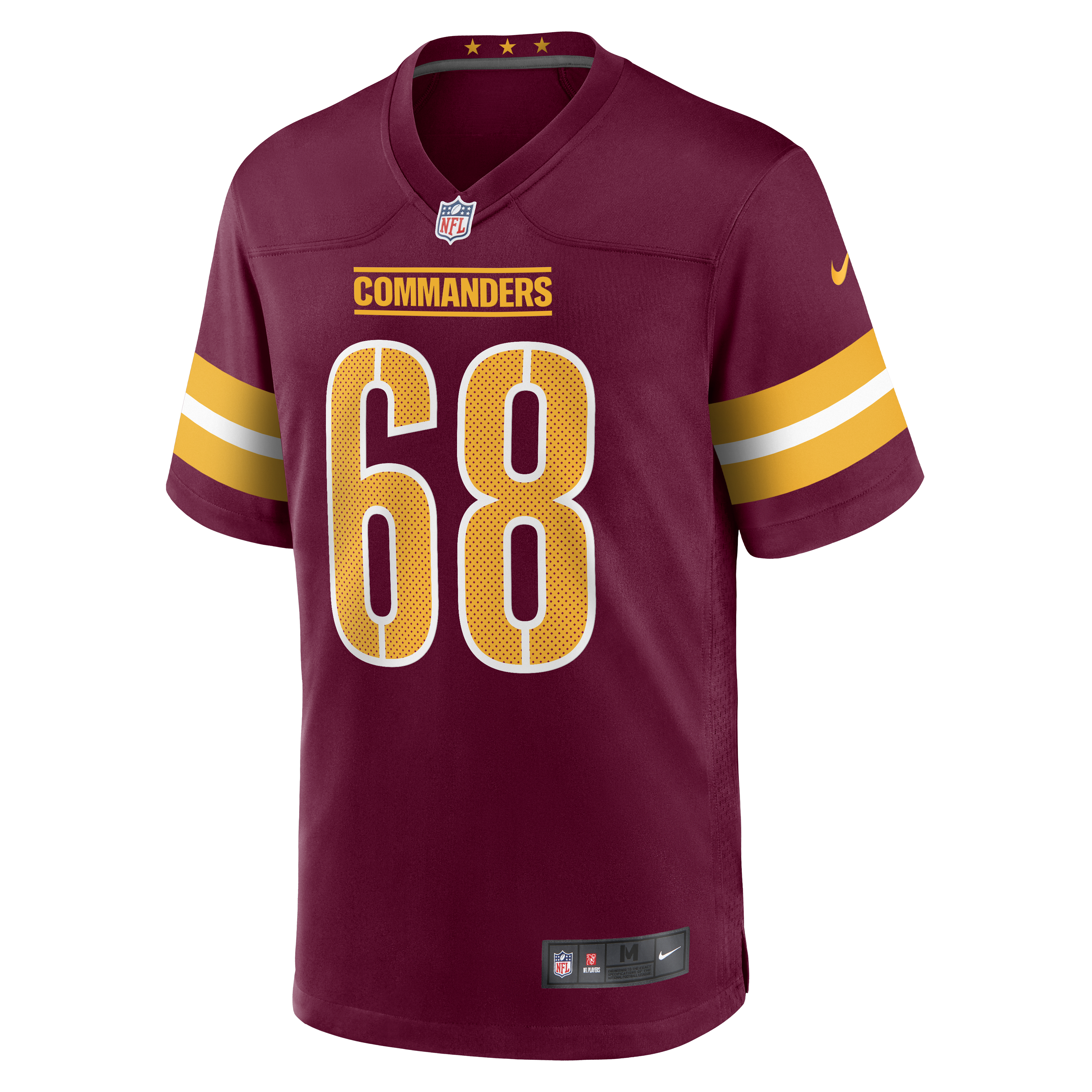 Curtis Brooks Washington Commanders Nike Game Jersey - Burgundy - vstockx
