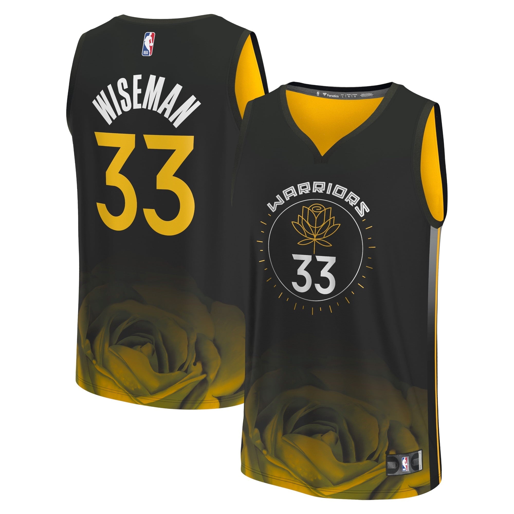 Men's Fanatics Branded James Wiseman Black Golden State Warriors 2022/23 Fastbreak Jersey - City Edition - vstockx