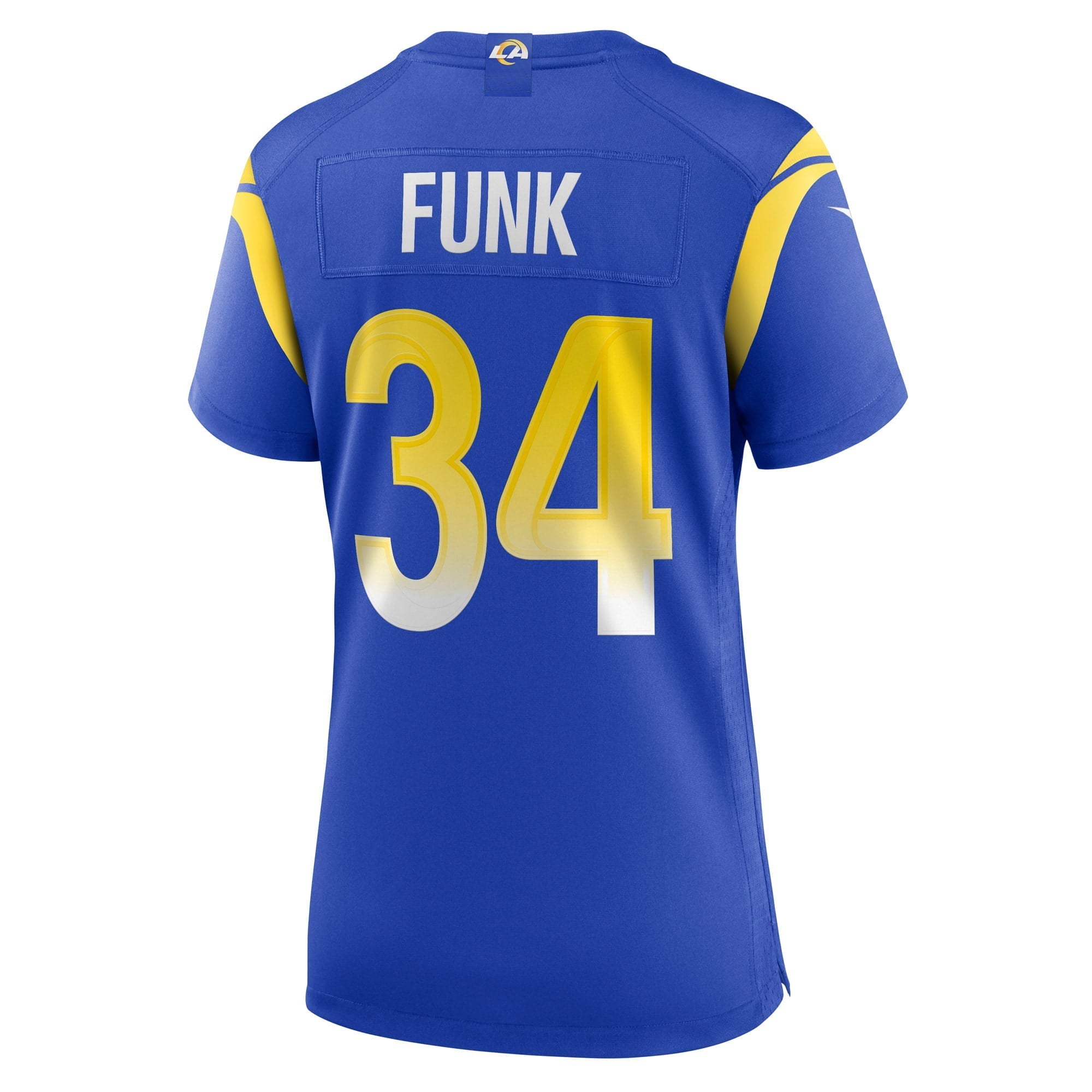 Women's Nike Jake Funk Royal Los Angeles Rams Game Player Jersey - vstockx