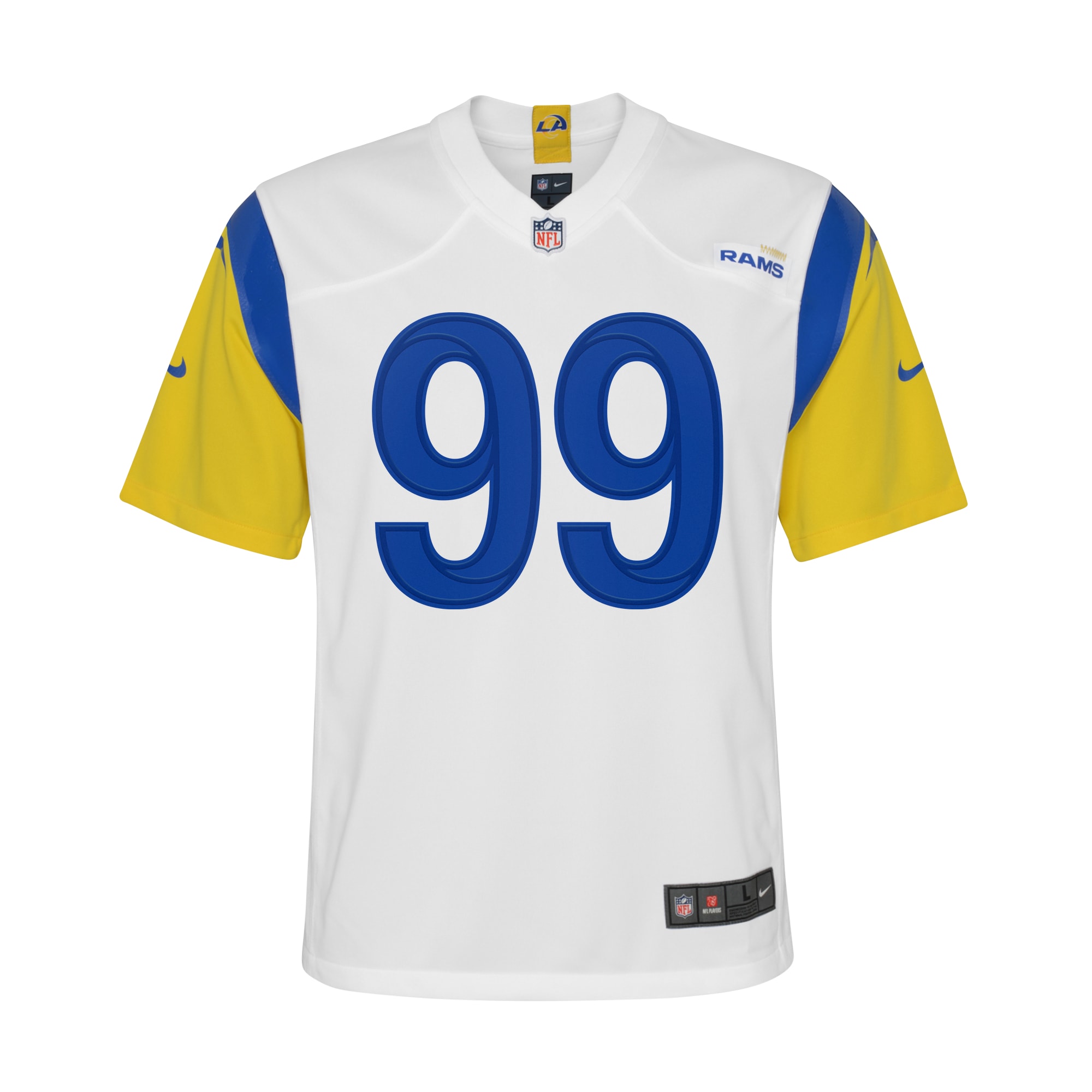 Aaron Donald Los Angeles Rams Nike Youth Game Jersey - White - vstockx