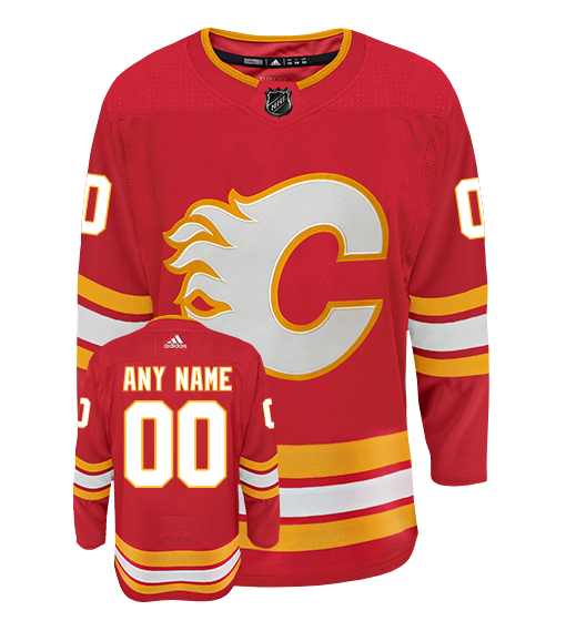 Calgary Flames Adidas Authentic Home 2020 NHL Hockey Jersey - vstockx
