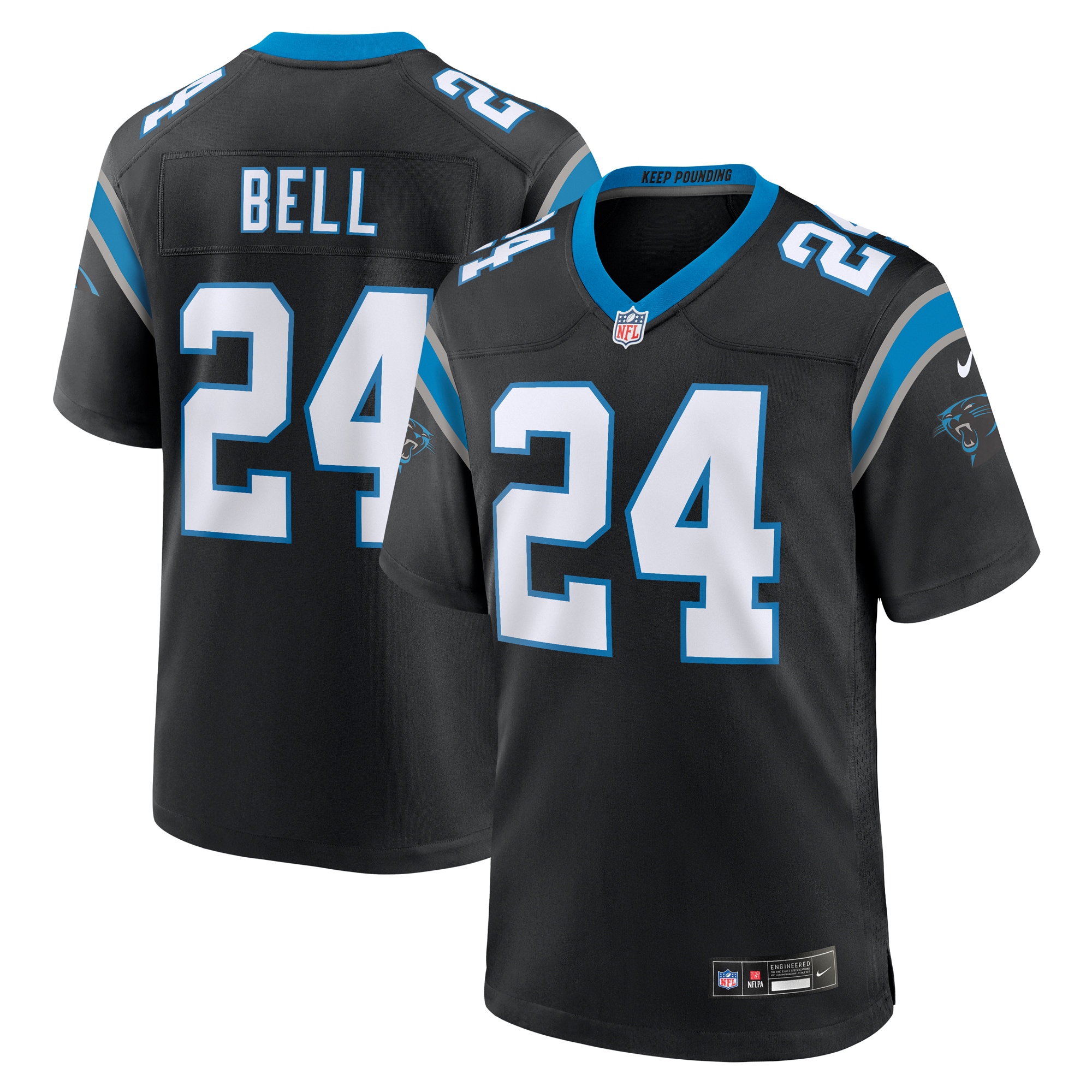 Vonn Bell Carolina Panthers Nike Game Player Jersey - Black - vstockx