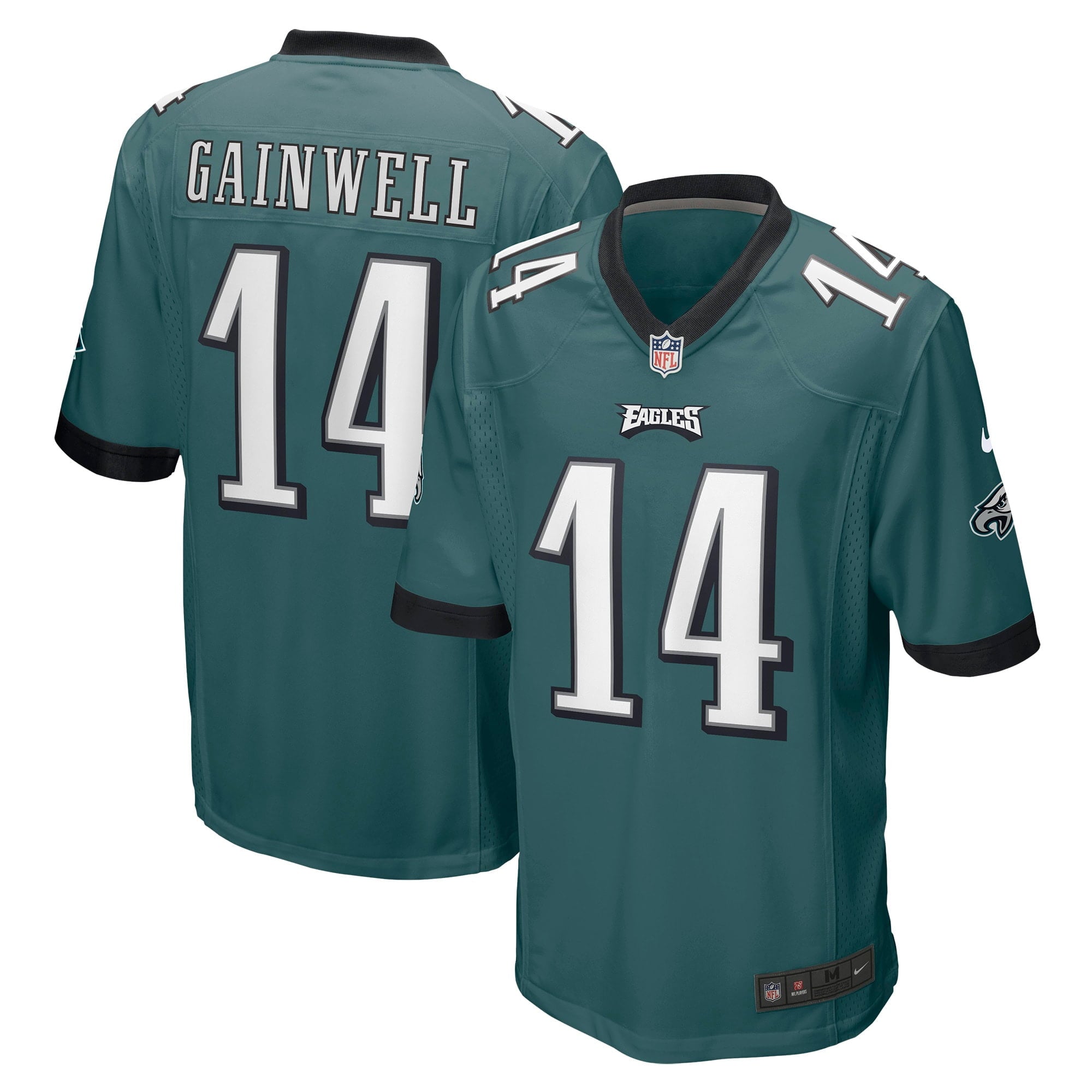 Men's Nike Kenneth Gainwell Midnight Green Philadelphia Eagles Game Jersey - vstockx