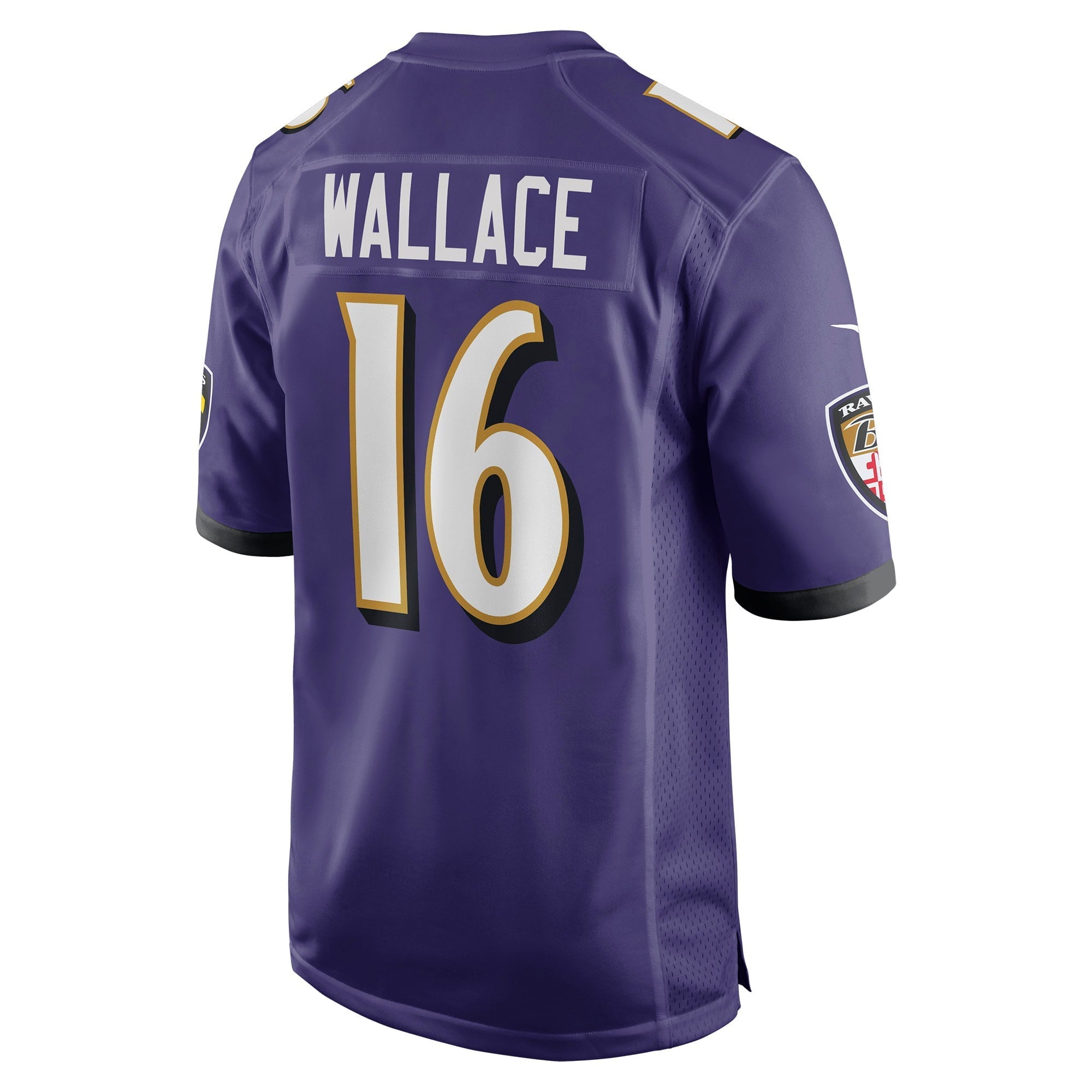Men's Nike Tylan Wallace Purple Baltimore Ravens Game Jersey - vstockx