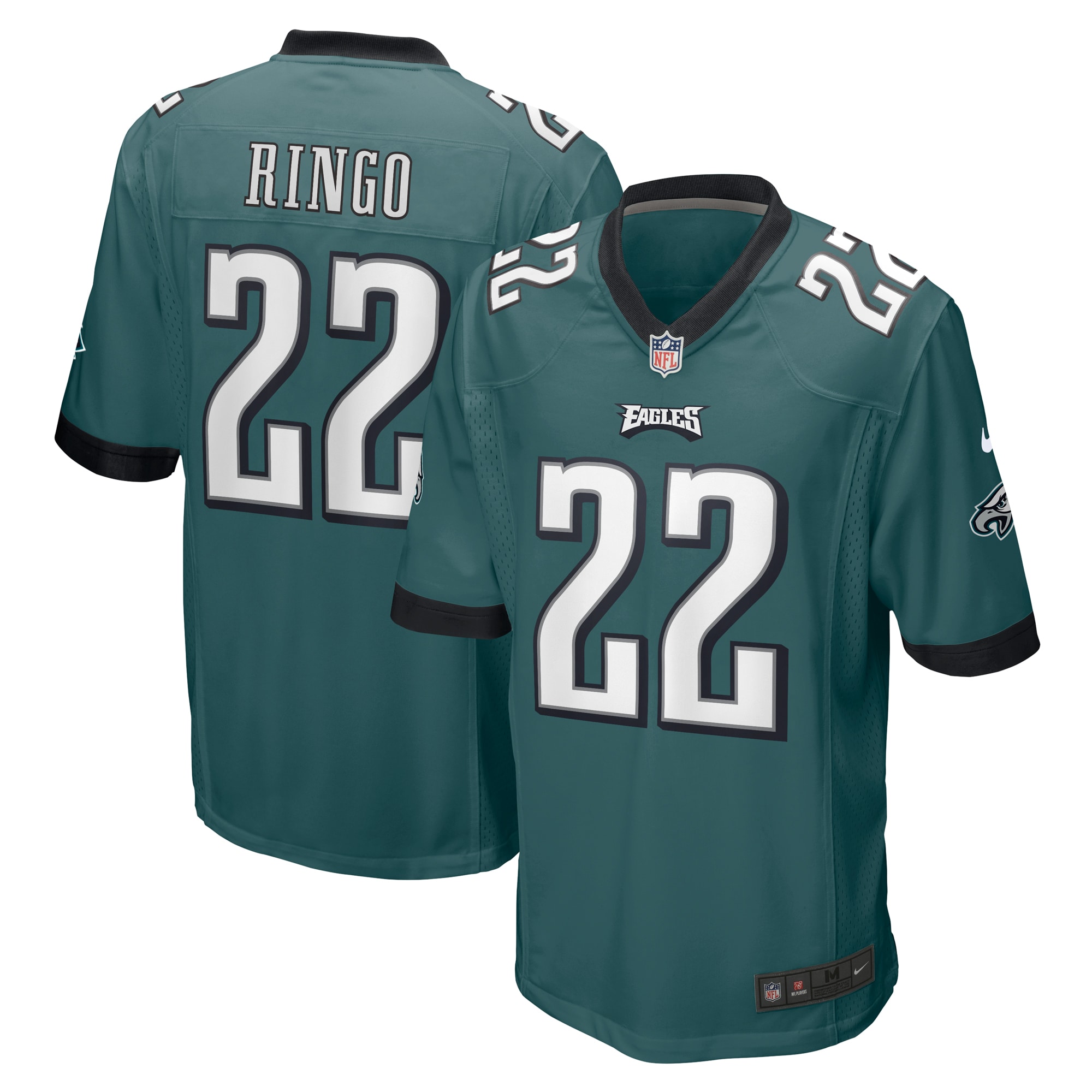 Kelee Ringo Philadelphia Eagles Nike Team Game Jersey - Midnight Green - vstockx