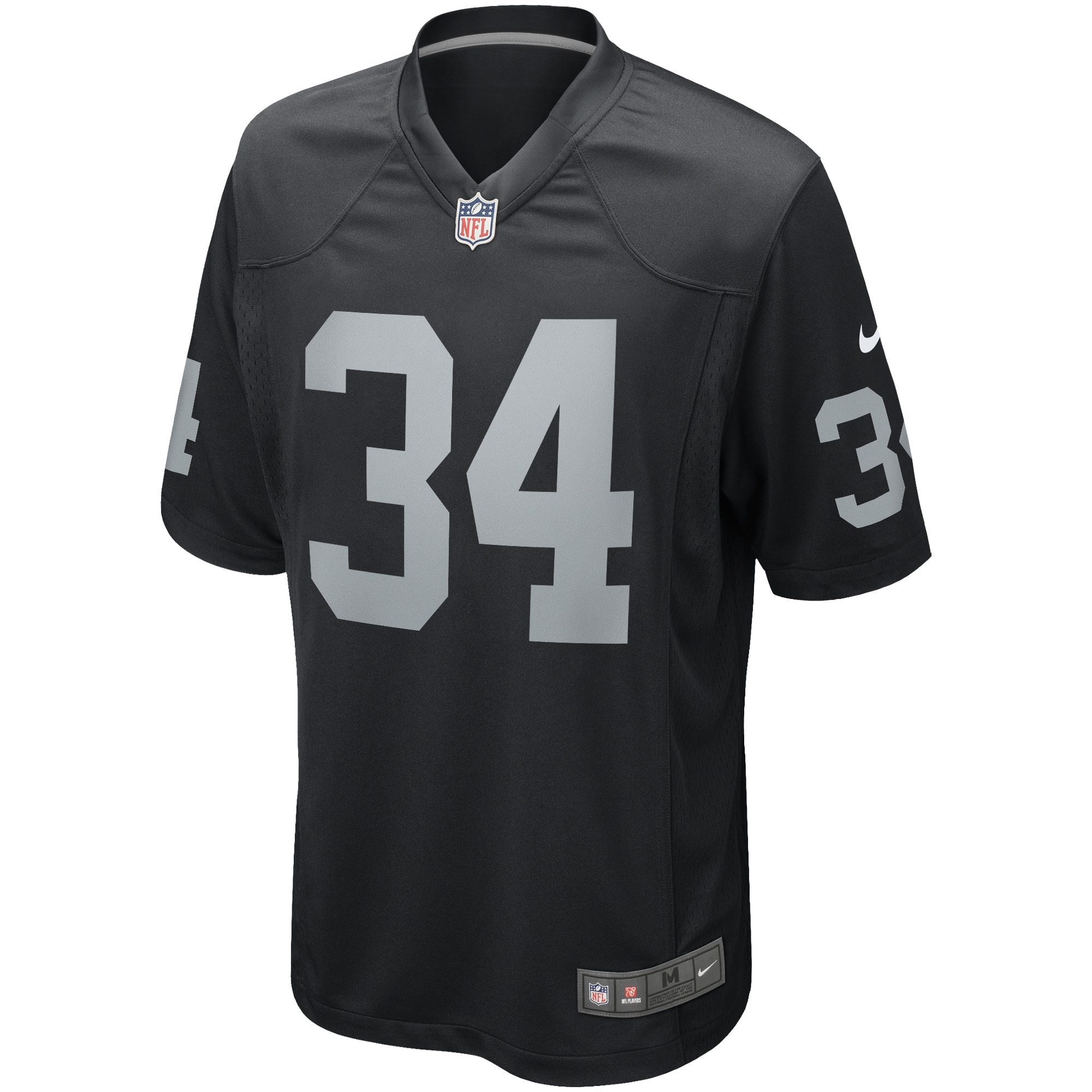 Bo Jackson Las Vegas Raiders Nike Game Retired Player Jersey - Black - vstockx