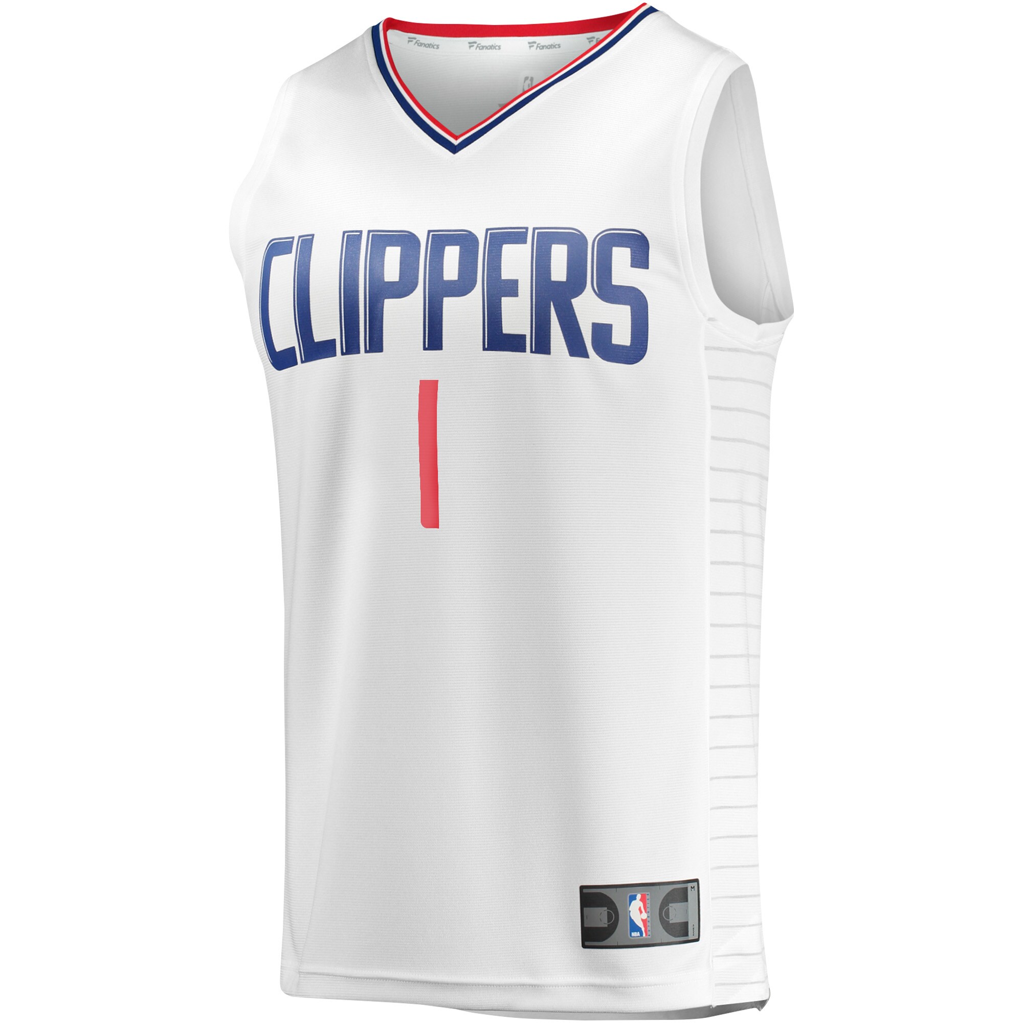 Reggie Jackson LA Clippers Fanatics Branded Fast Break Player Jersey - Association Edition - White - vstockx