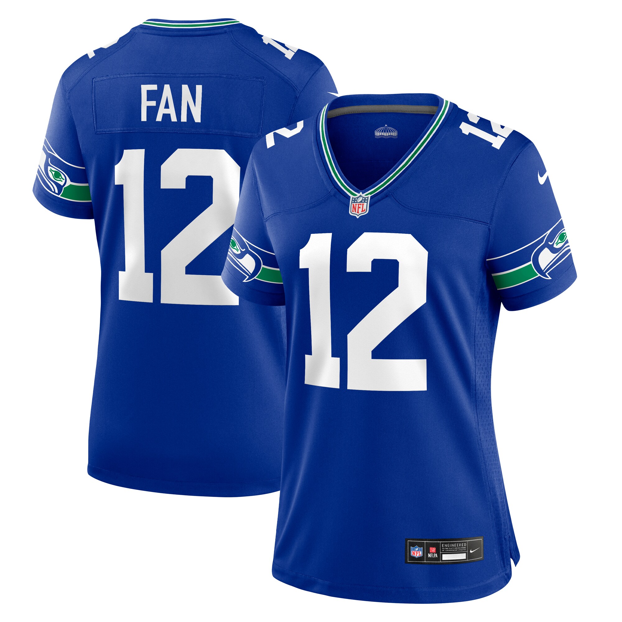12th Fan Seattle Seahawks Nike Women's Player Jersey - Royal - vstockx