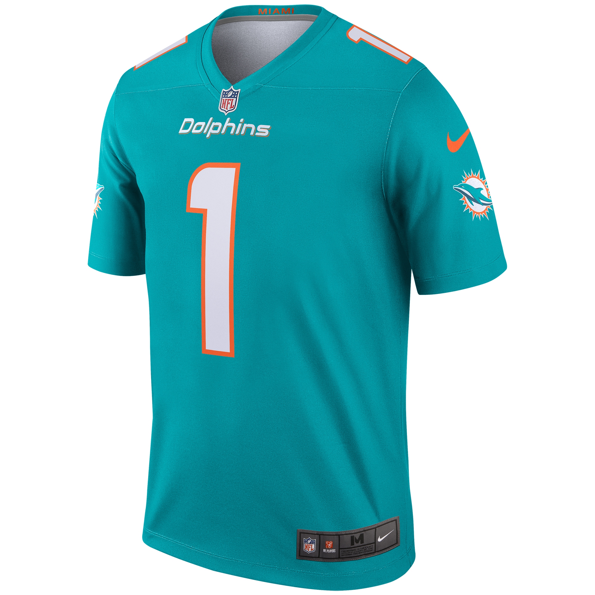 Tua Tagovailoa Miami Dolphins Nike Legend Jersey - Aqua - vstockx