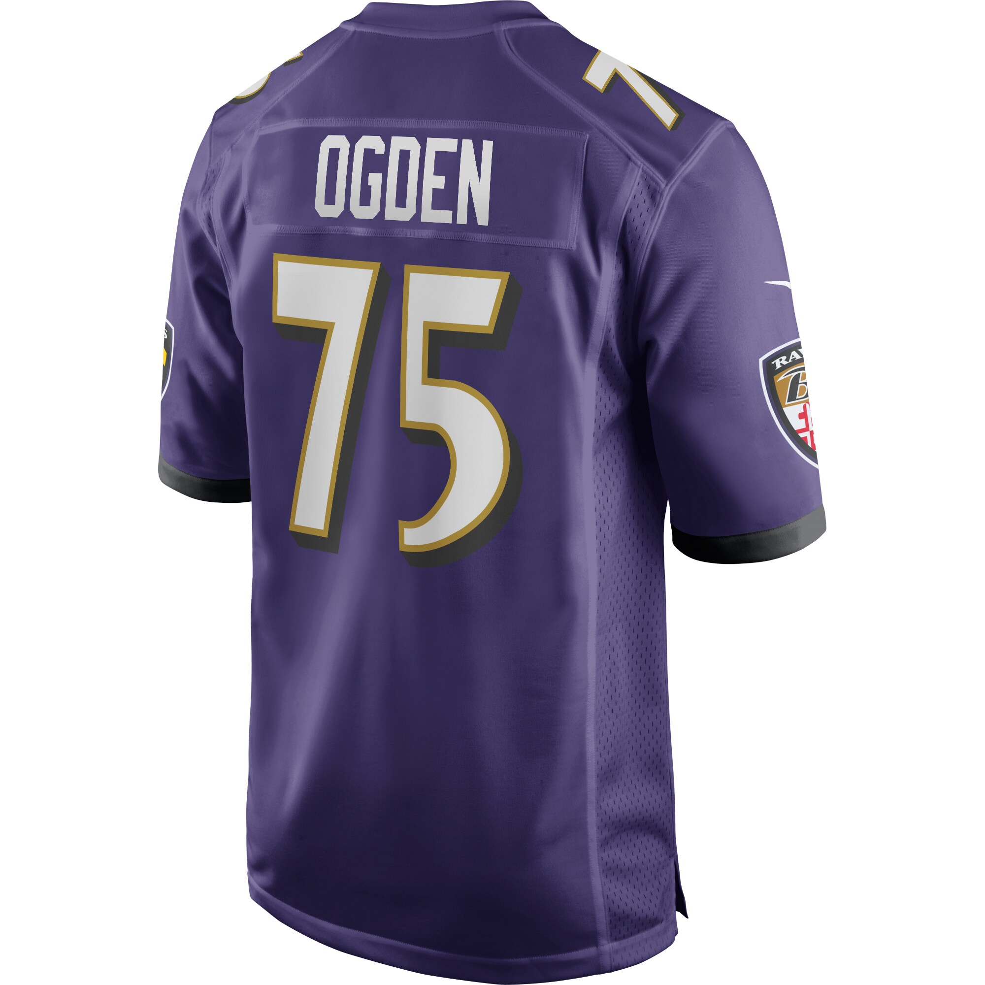 Jonathan Ogden Baltimore Ravens Nike Game Retired Player Jersey - Purple - vstockx