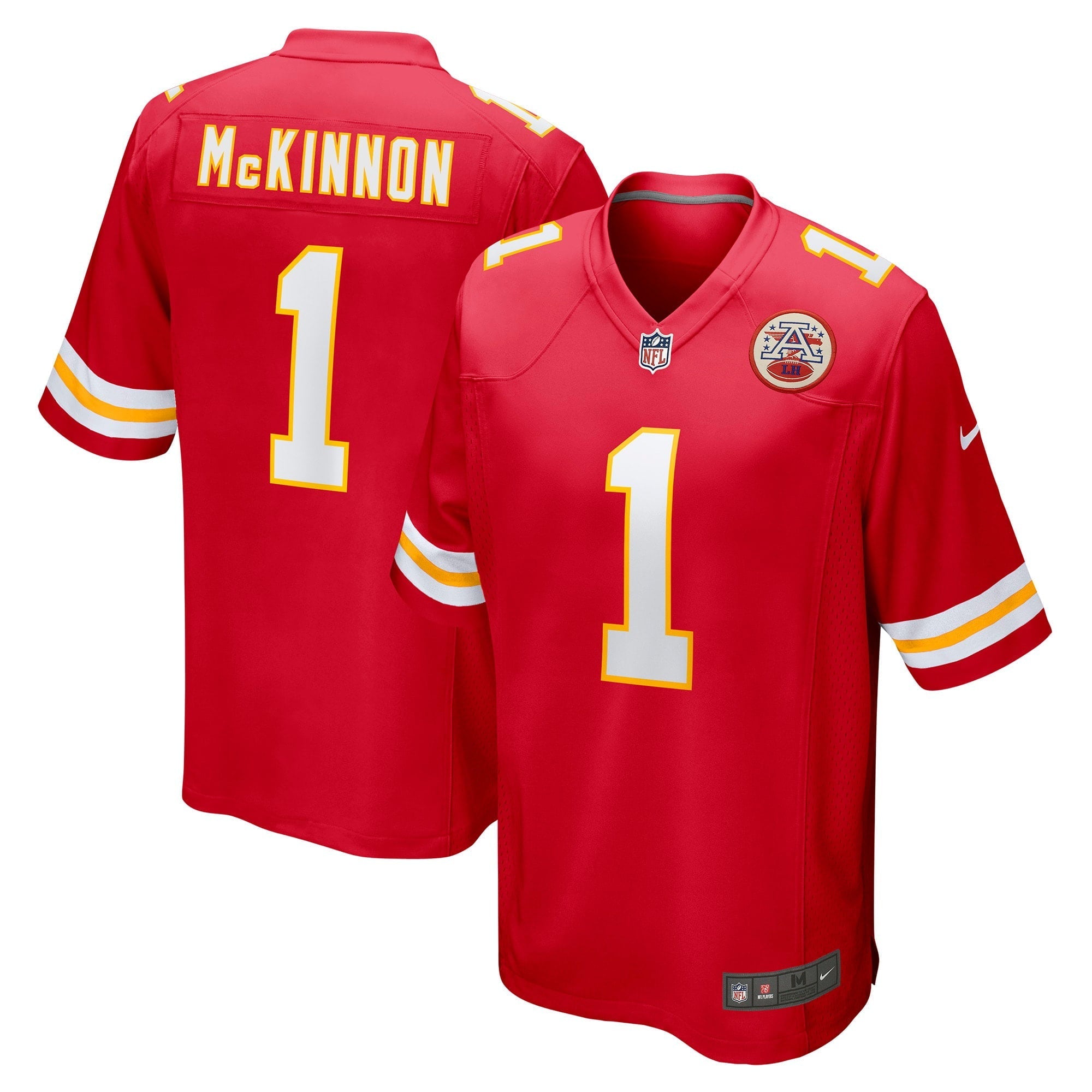 Men's Nike Jerick McKinnon Red Kansas City Chiefs Game Player Jersey - vstockx