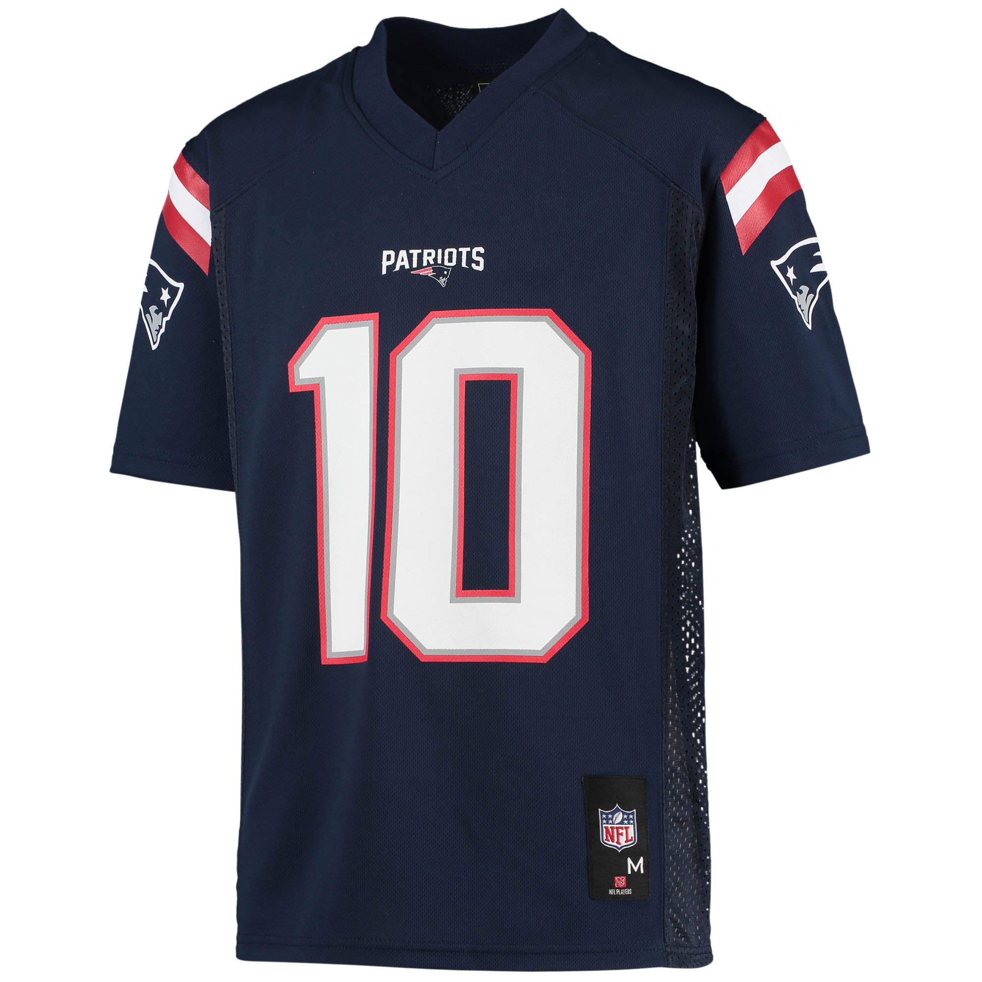 Mac Jones New England Patriots Youth Replica Player Jersey - Navy - vstockx