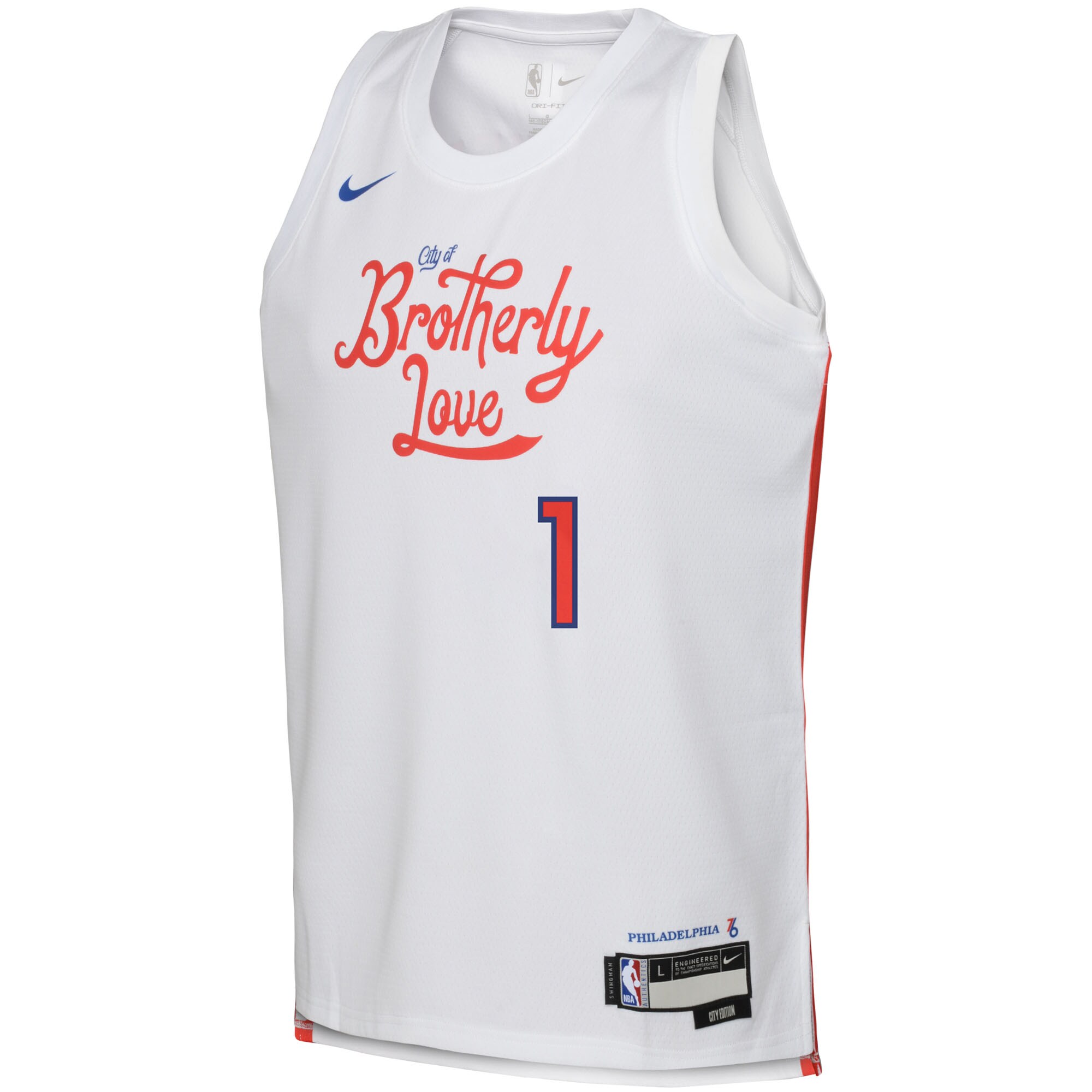James Harden Philadelphia 76ers Nike Youth 2022/23 Swingman Jersey - City Edition - White - vstockx