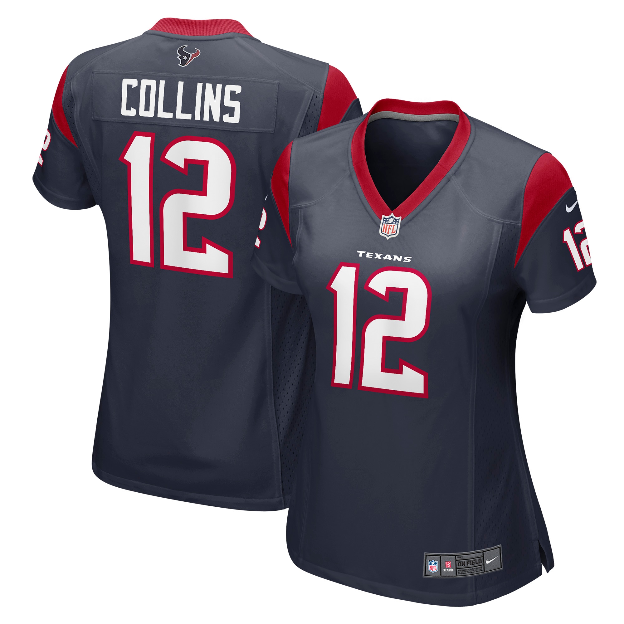 Nico Collins Houston Texans Nike Women's Game Jersey - Navy - vstockx