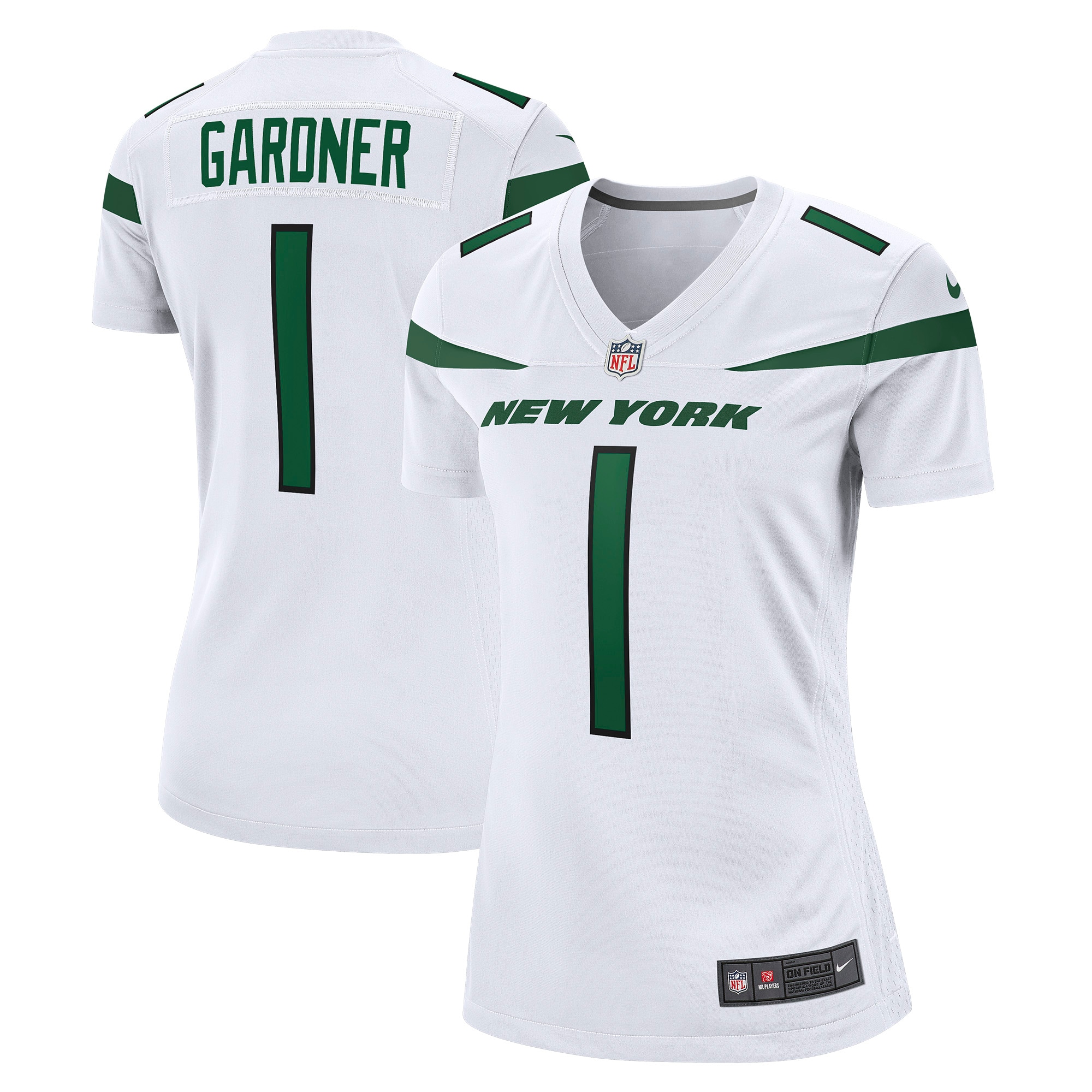 Ahmad Sauce Gardner New York Jets Nike Women's Player Jersey - White - vstockx