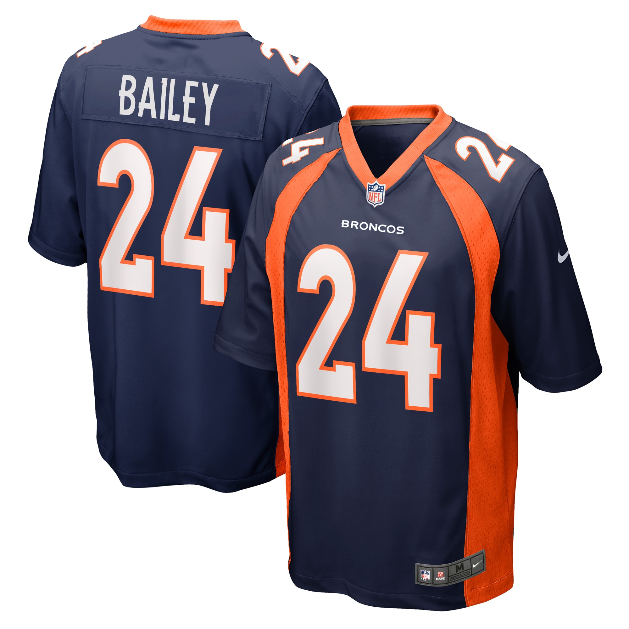 Champ Bailey Denver Broncos Nike Retired Player Jersey - Navy - vstockx