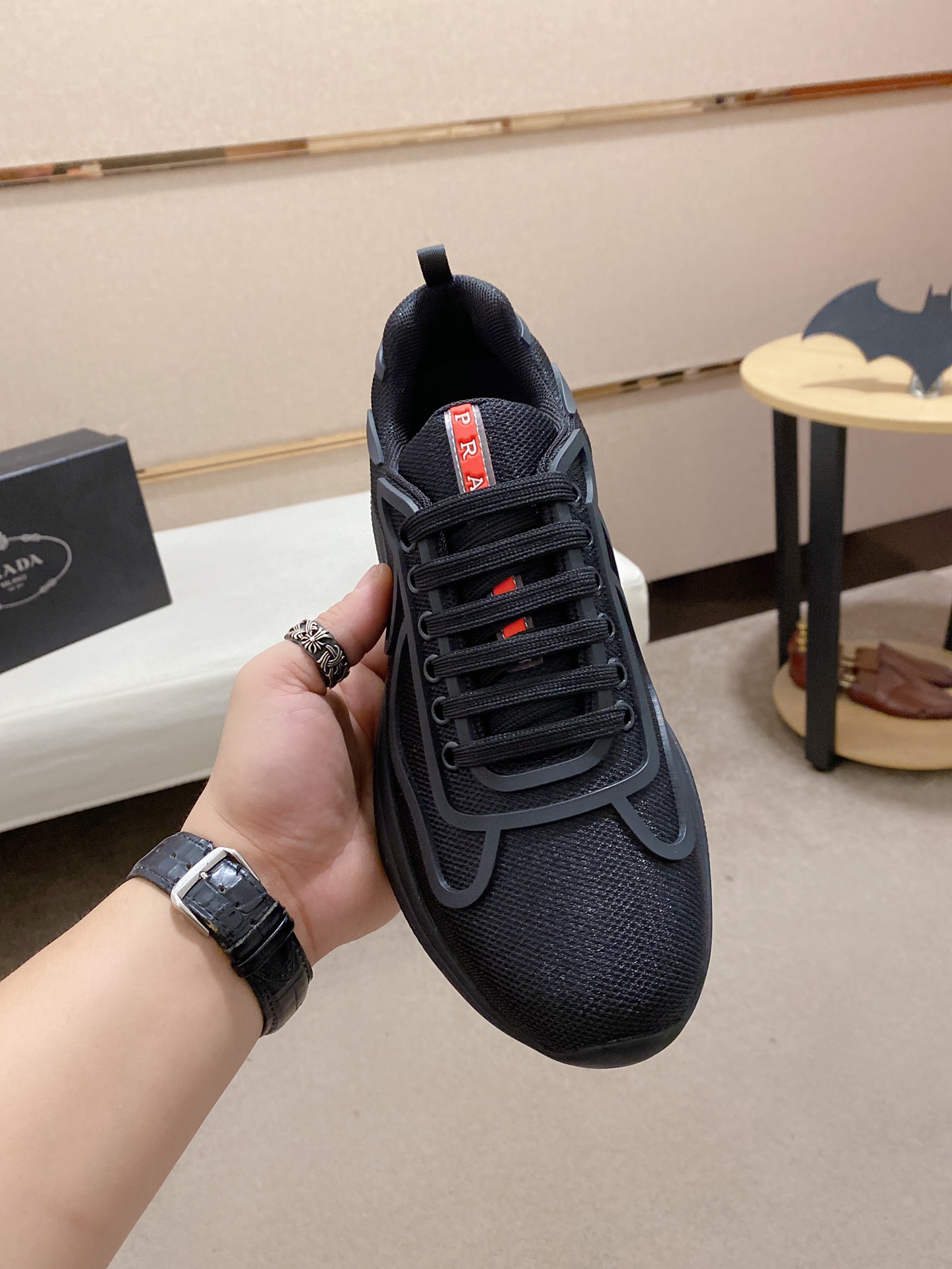 Prada America's Cup sneaker 21 - vstockx