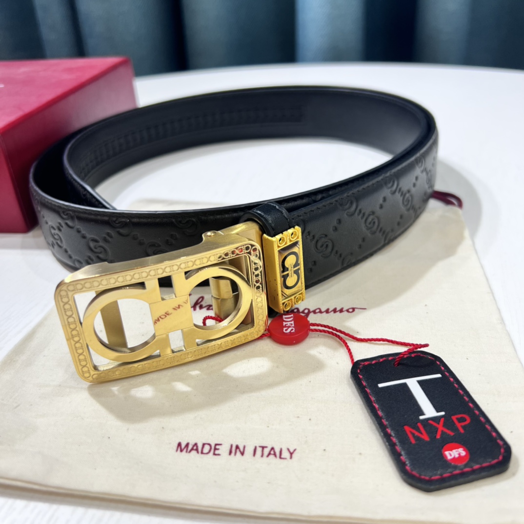 Streetwear Belt Ferragamo 319630 size:3.5cm - vstockx