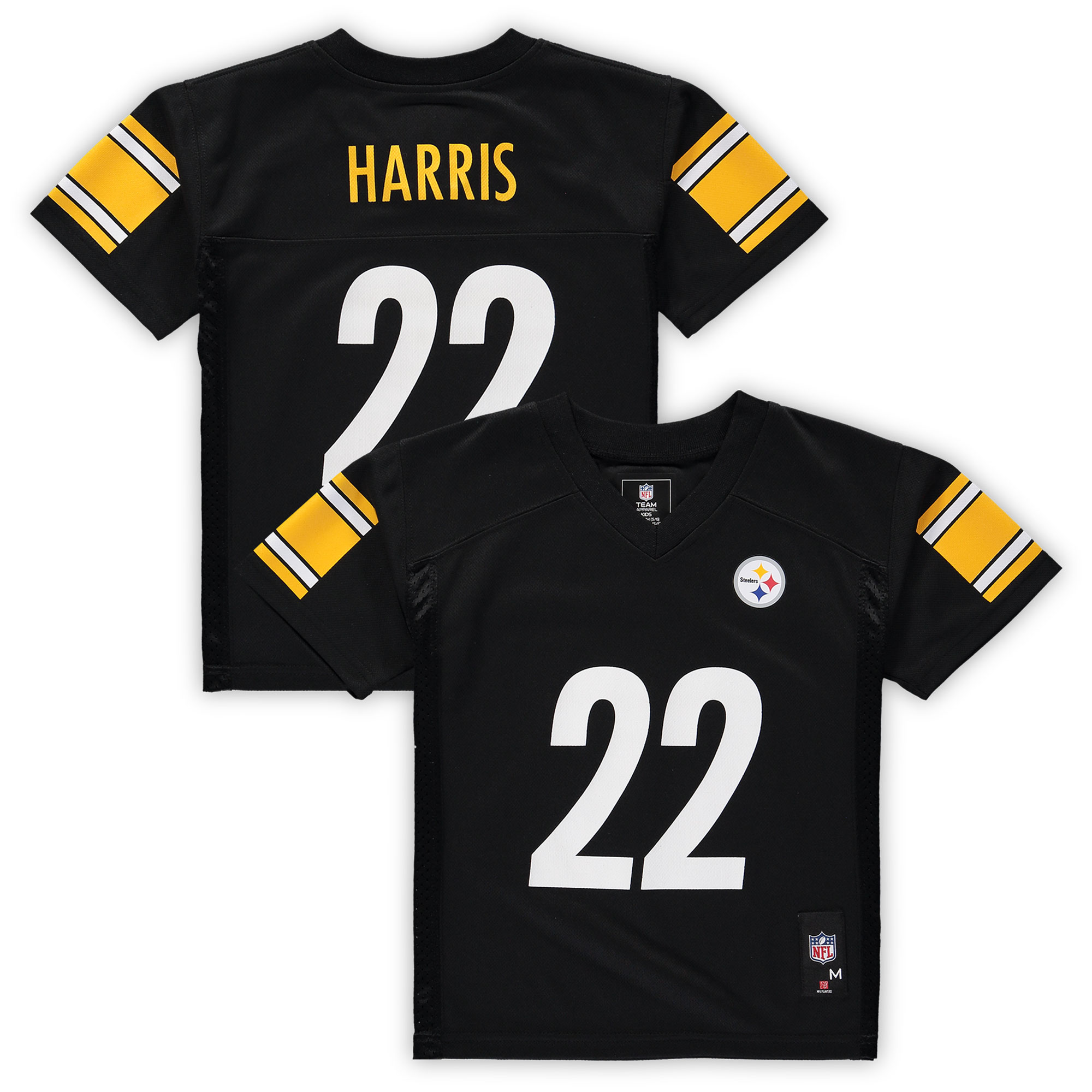 Najee Harris Pittsburgh Steelers Preschool Replica Player Jersey - Black - vstockx