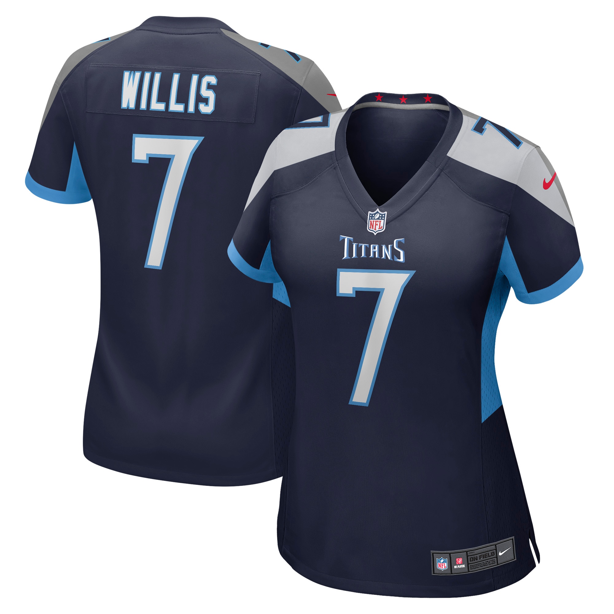 Malik Willis Tennessee Titans Nike Women's Player Game Jersey - Navy - vstockx