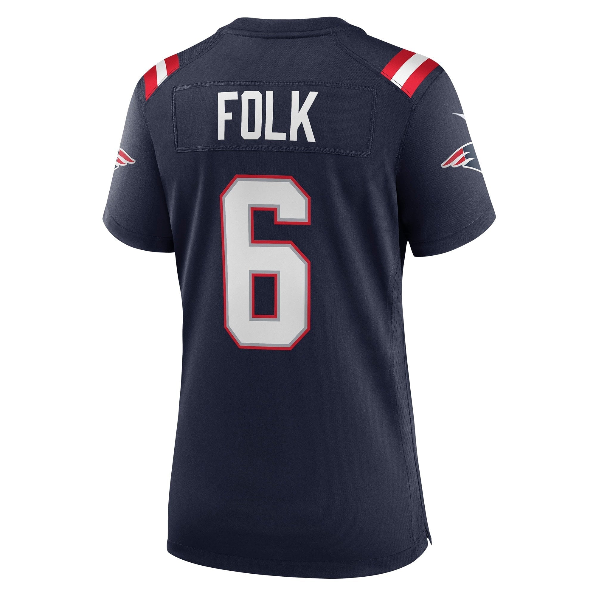 Women's Nike Nick Folk Navy New England Patriots Game Jersey - vstockx