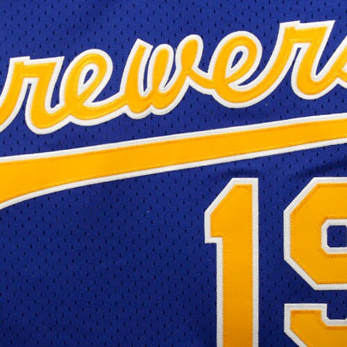 Robin Yount Milwaukee Brewers Mitchell & Ness Cooperstown Mesh Batting Practice Jersey - Royal - vstockx