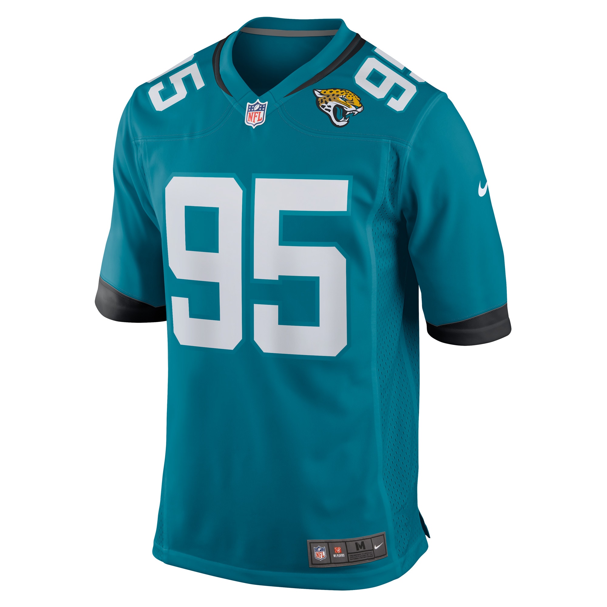 Roy Robertson-Harris Jacksonville Jaguars Nike Game Jersey - Teal - vstockx