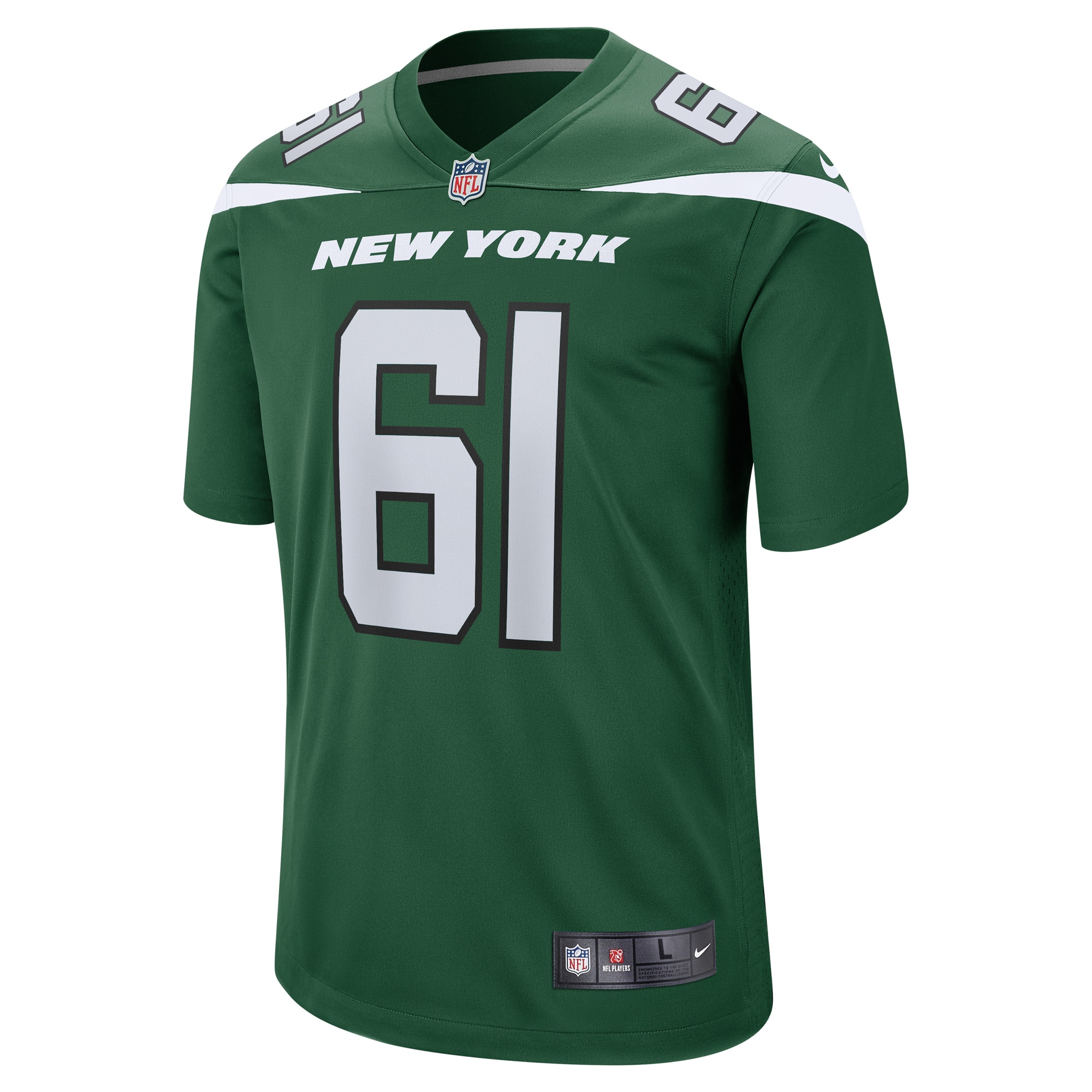 Max Mitchell New York Jets Nike Game Player Jersey - Gotham Green - vstockx