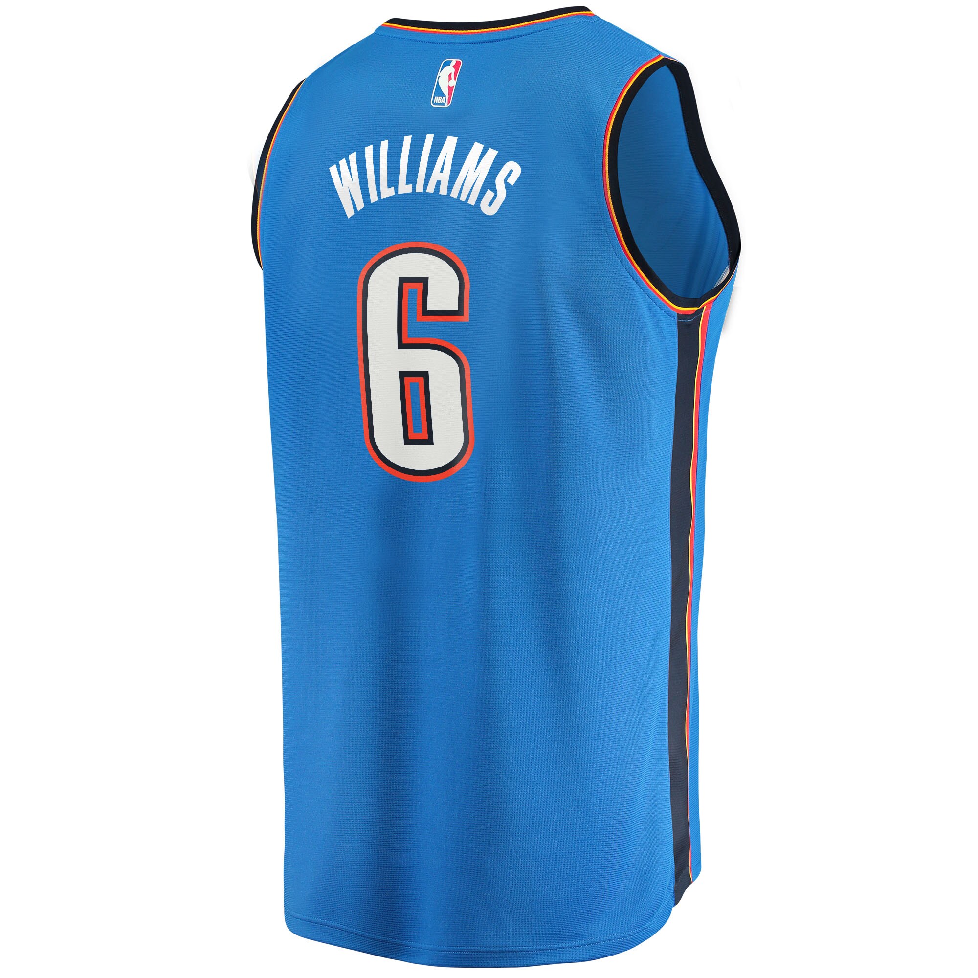 Jaylin Williams Oklahoma City Thunder Fanatics Branded 2021/22 Fast Break Replica Jersey - Icon Edition - Blue - vstockx