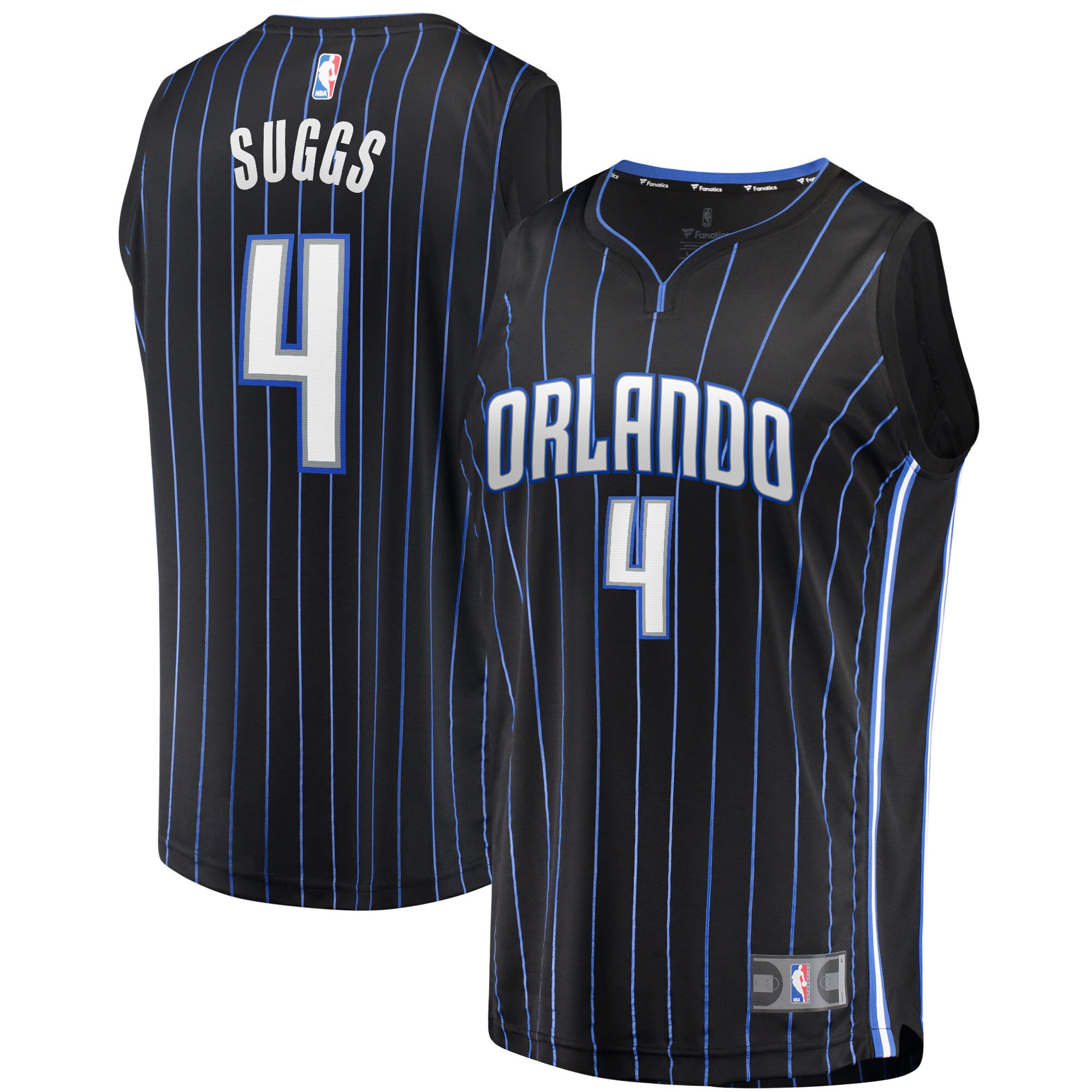 Jalen Suggs Orlando Magic Fanatics Branded 2021/22 Fast Break Replica Jersey - Icon Edition - Black - vstockx
