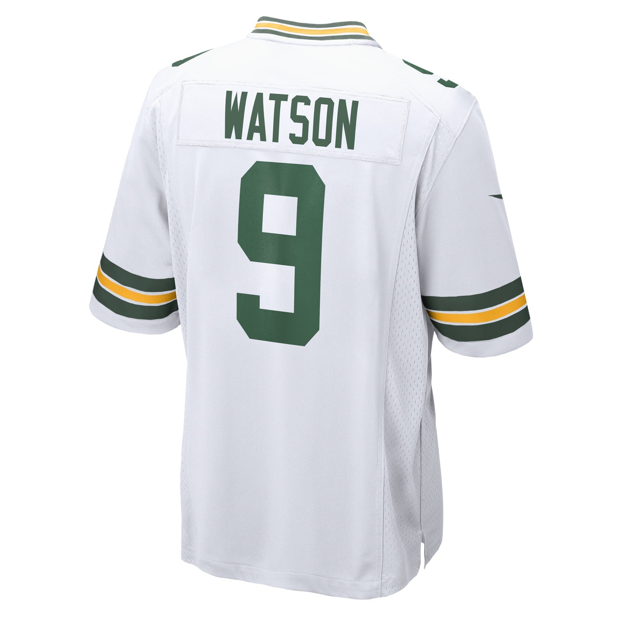 Men's Nike Christian Watson White Green Bay Packers Game Jersey - vstockx