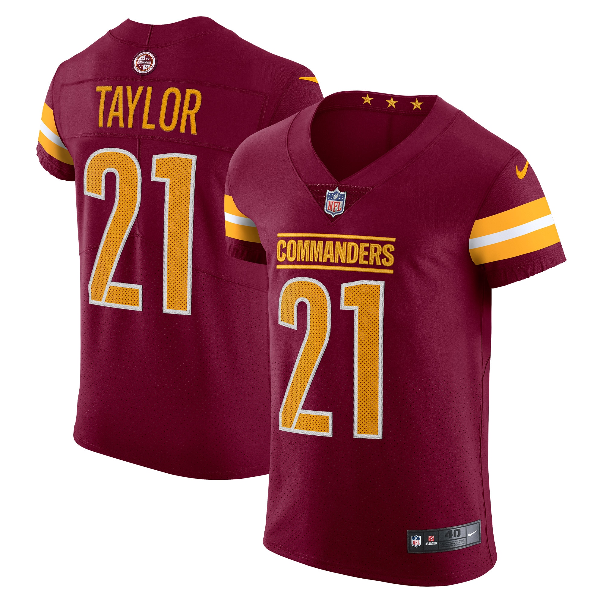 Sean Taylor Washington Commanders Nike Vapor Elite Retired Player Jersey - Burgundy - vstockx