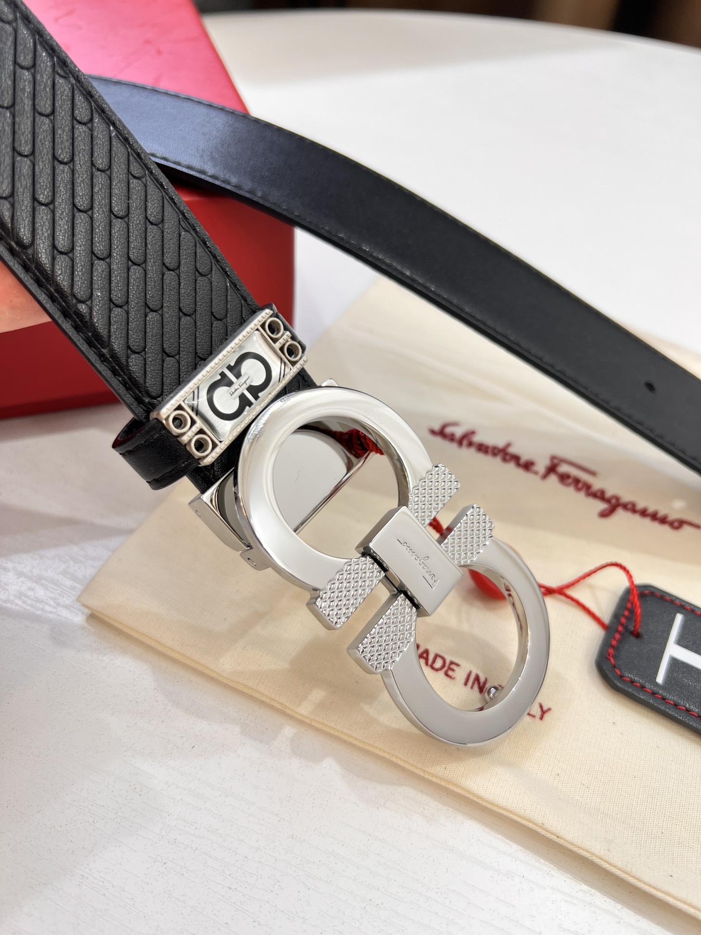 Streetwear Belt Ferragamo 319797 size:3.5cm - vstockx